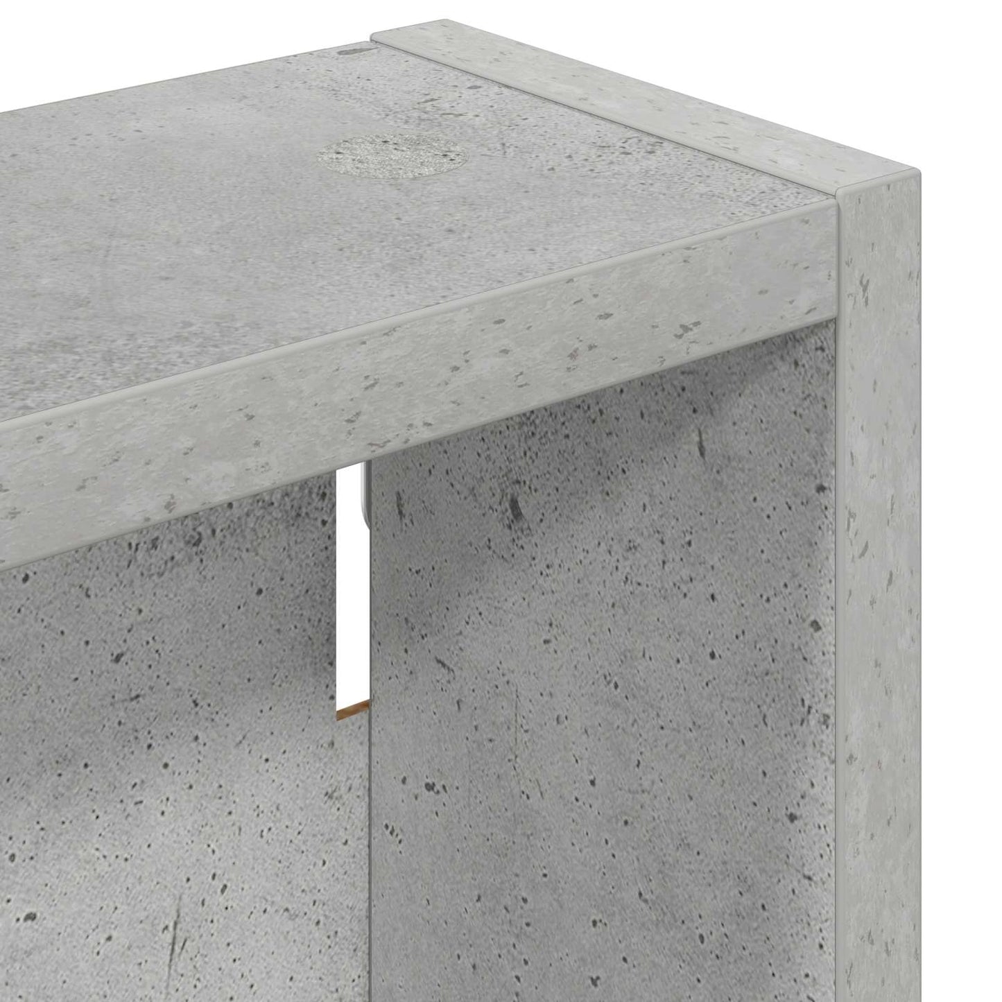 Badezimmer-Wandschrank Betongrau 20 x 10 x 60,5 cm