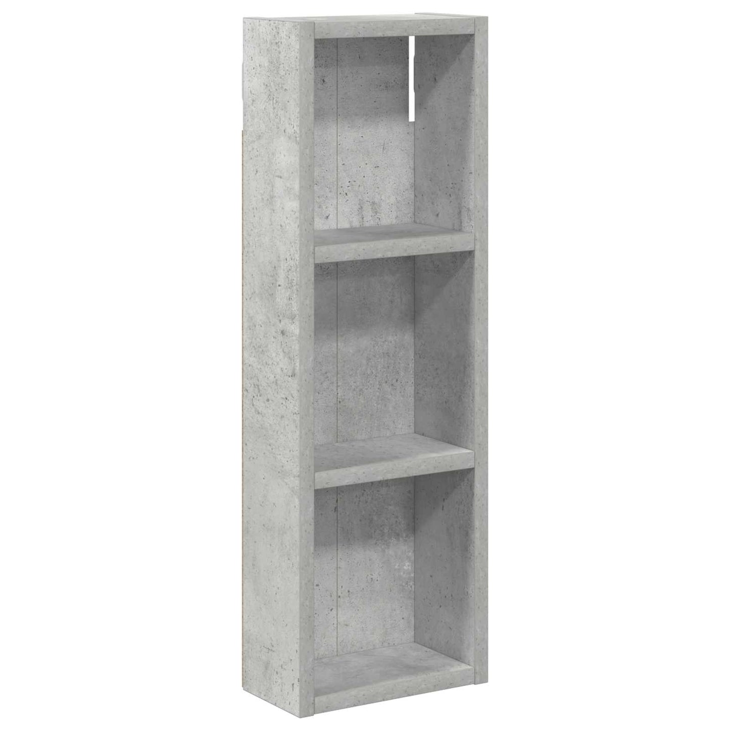 Badezimmer-Wandschrank Betongrau 20 x 10 x 60,5 cm