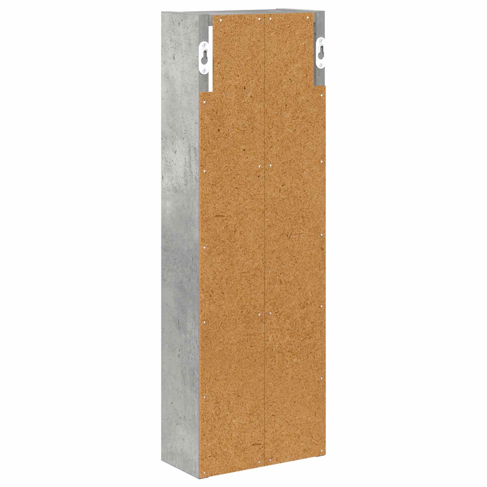 Badezimmer-Wandschrank Betongrau 20 x 10 x 60,5 cm