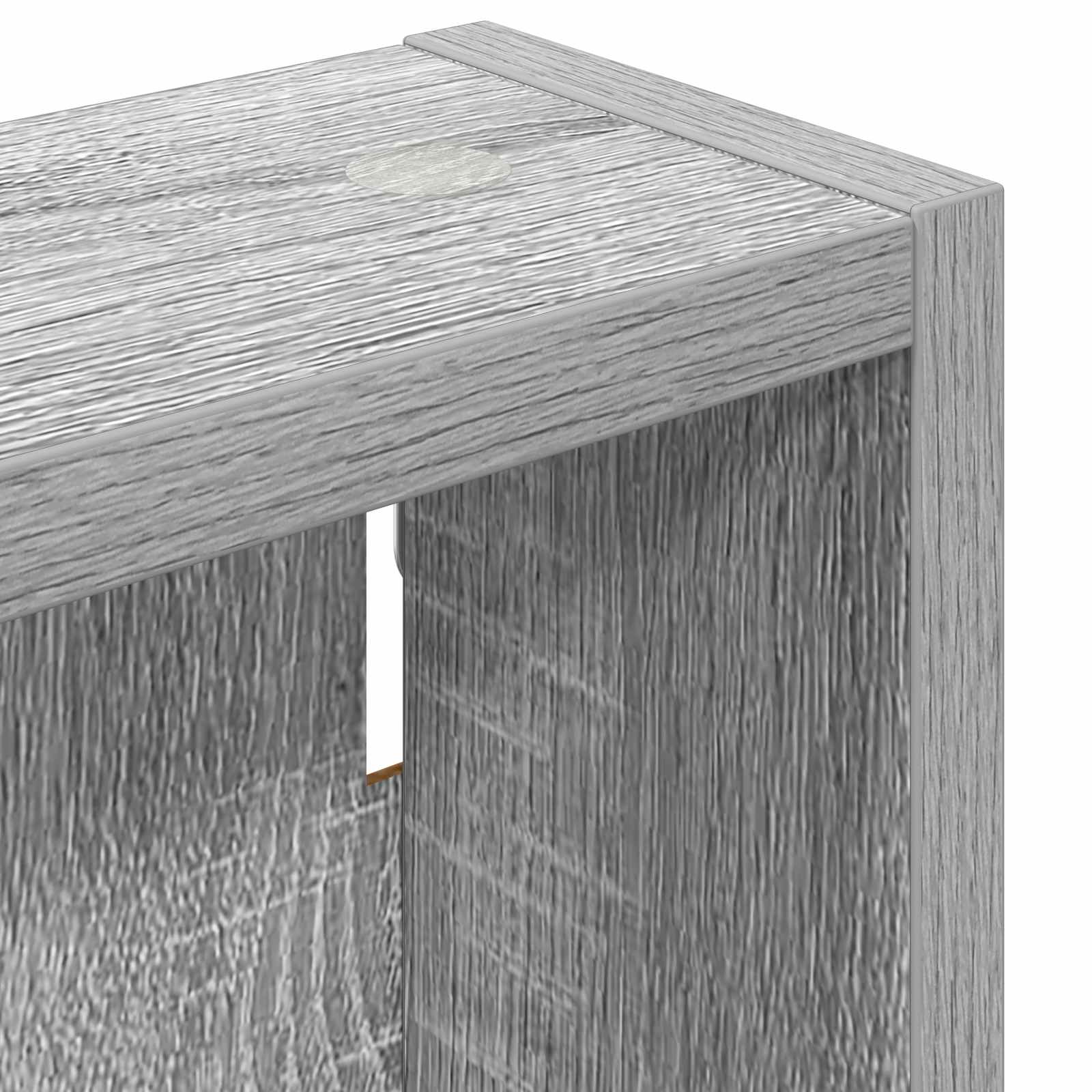 Badezimmer-Wandschrank Sonoma-Grau 20 x 10 x 60,5 cm