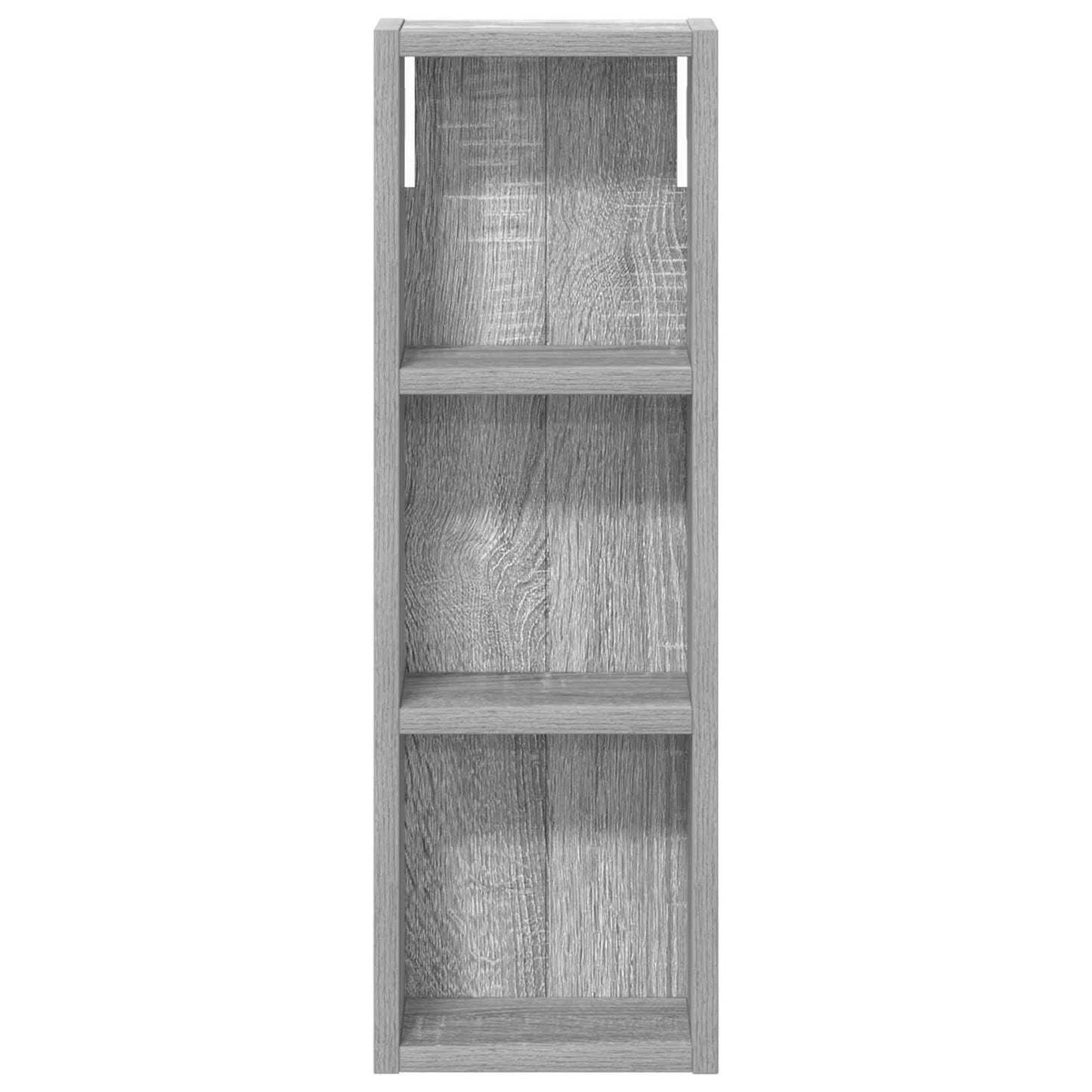Badezimmer-Wandschrank Sonoma-Grau 20 x 10 x 60,5 cm