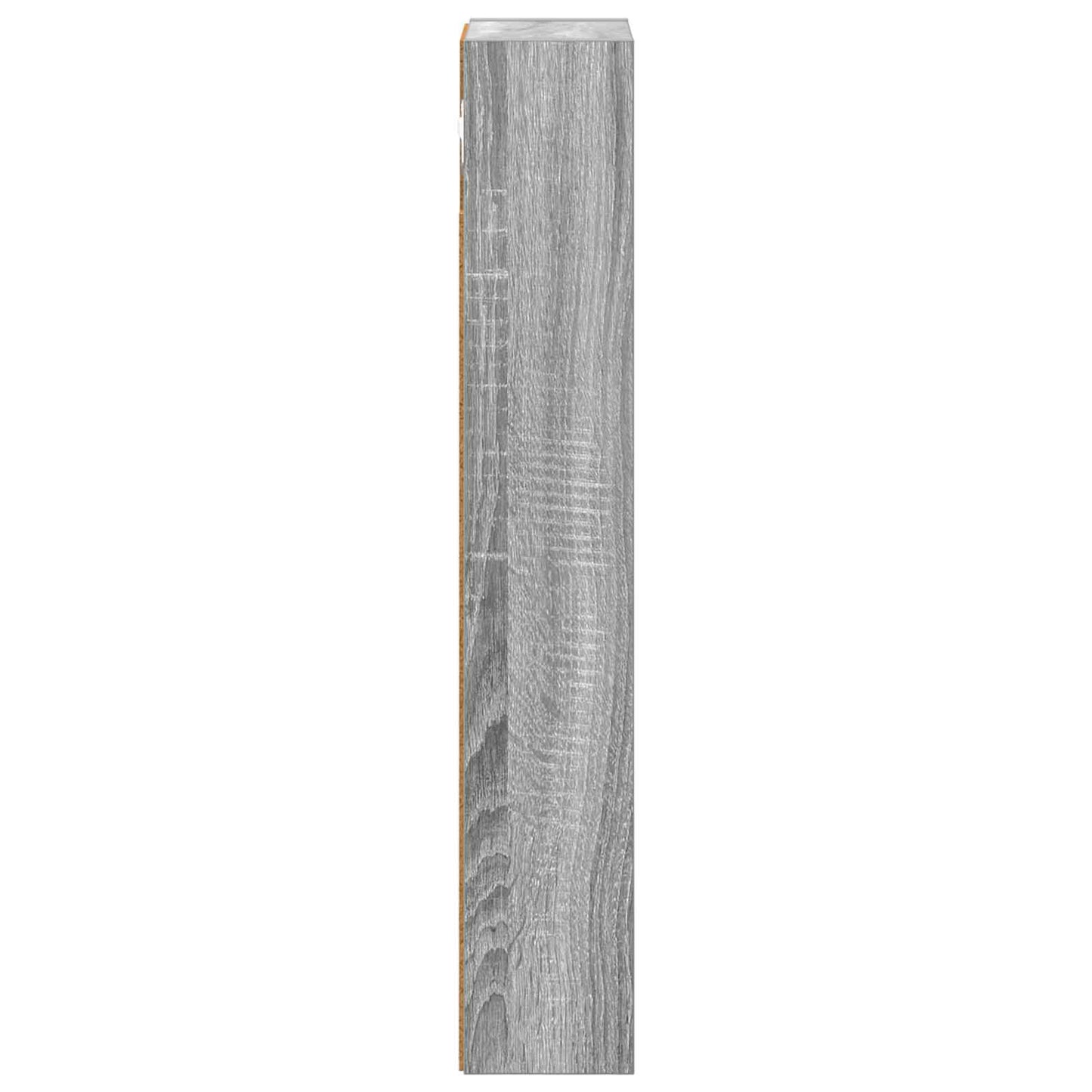 Badezimmer-Wandschrank Sonoma-Grau 20 x 10 x 60,5 cm