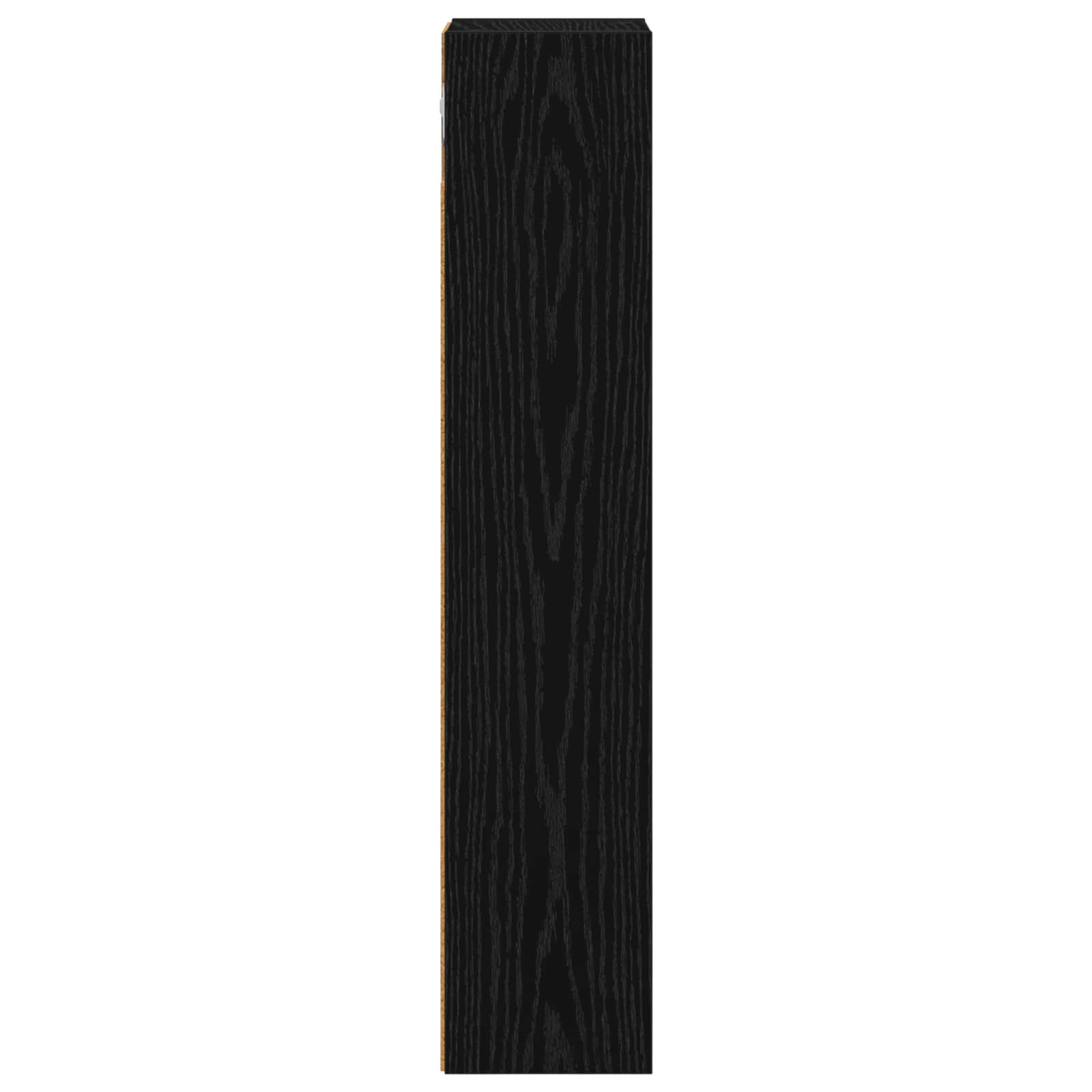 Badezimmer-Wandschrank Schwarz Eichen-Optik 20 x 14 x 70 cm
