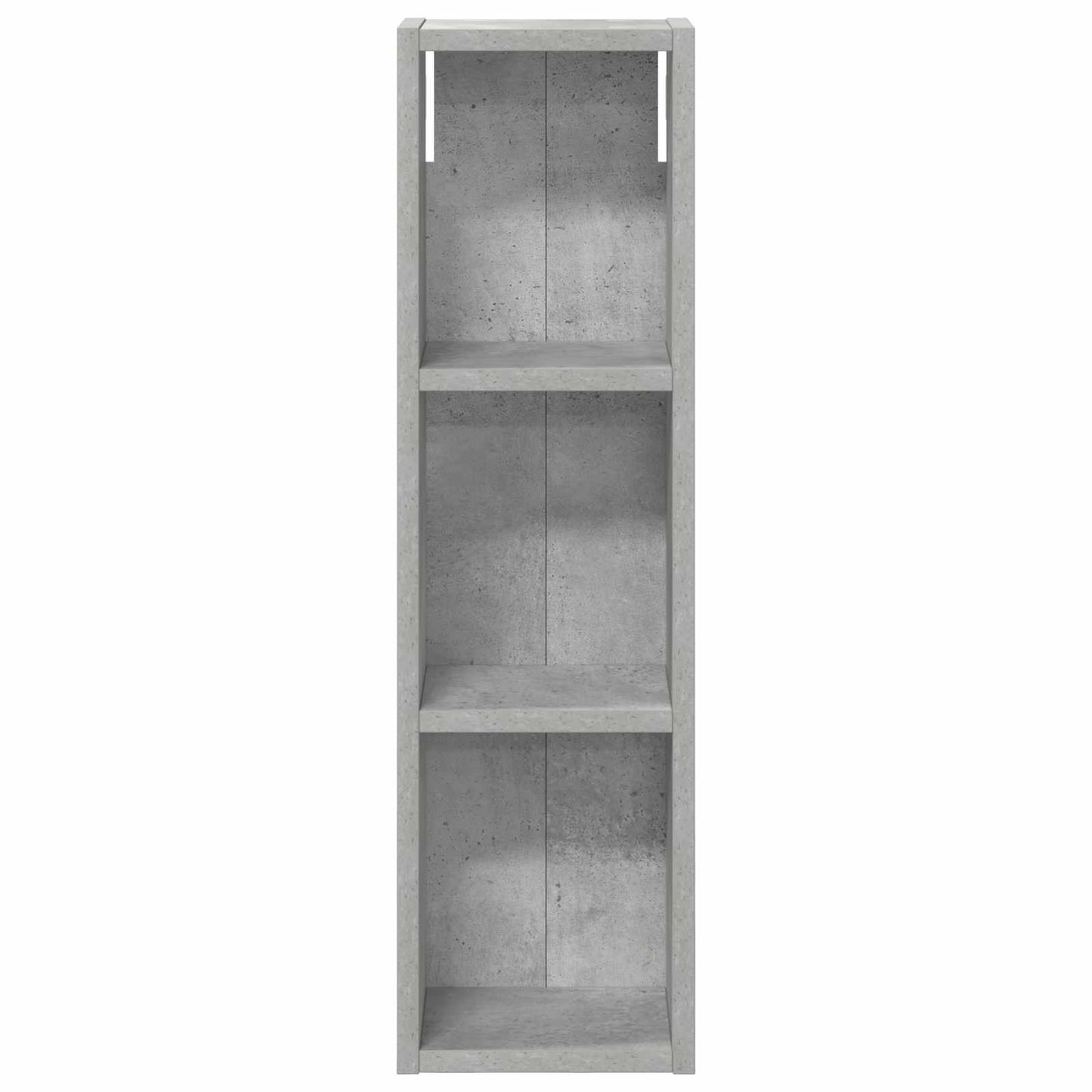 Badezimmer-Wandschrank Betongrau 20 x 14 x 70 cm Holzwerkstoff