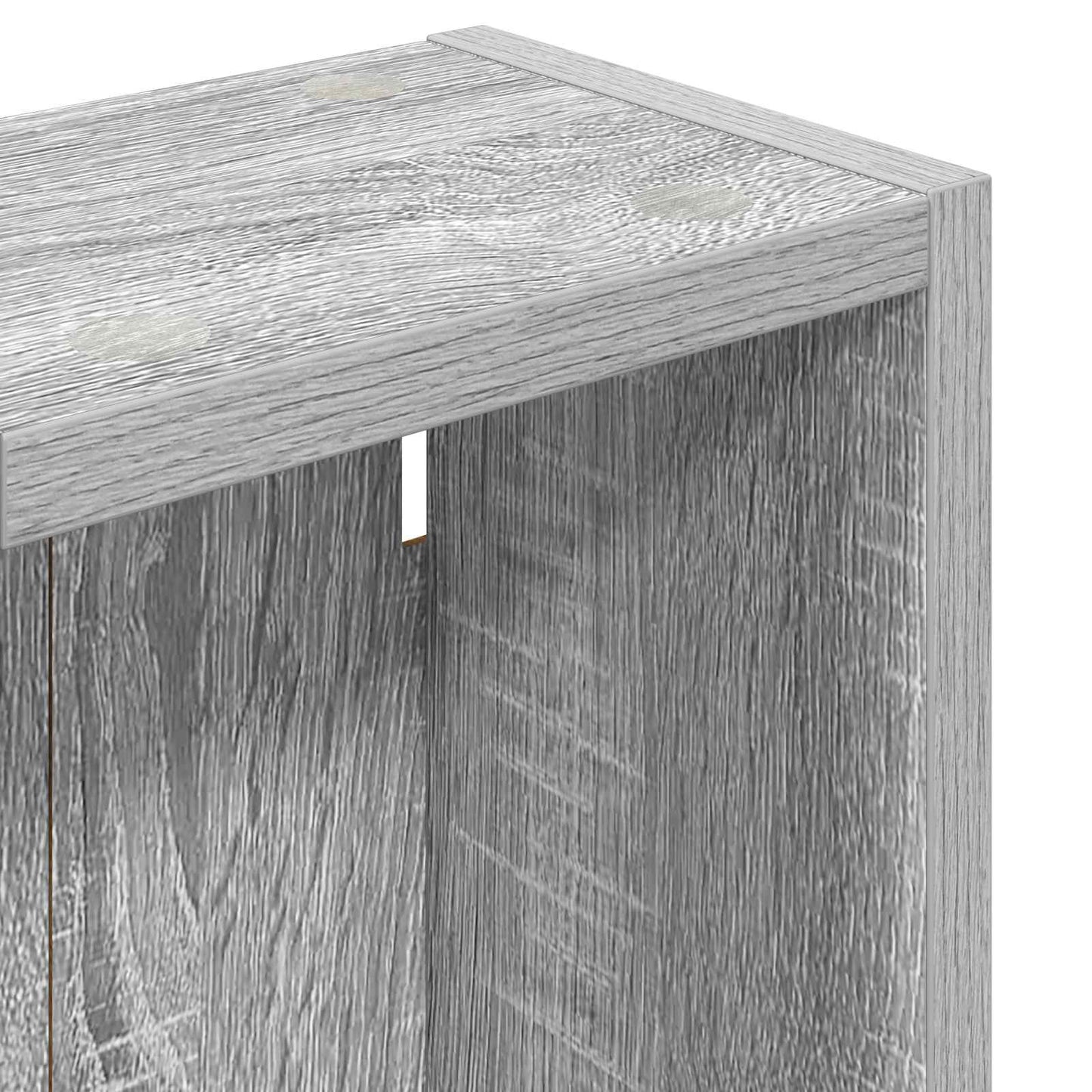 Badezimmer-Wandschrank Sonoma-Grau 20 x 14 x 70 cm