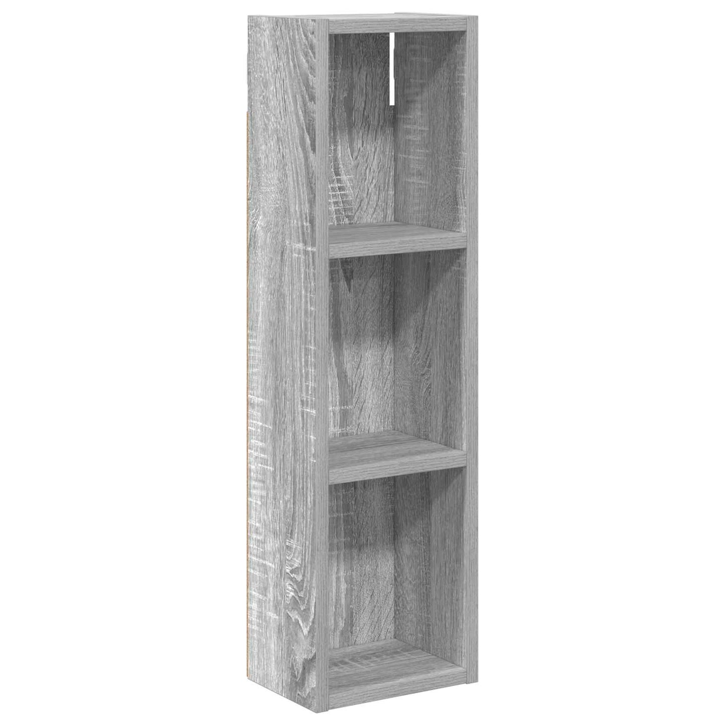 Badezimmer-Wandschrank Sonoma-Grau 20 x 14 x 70 cm