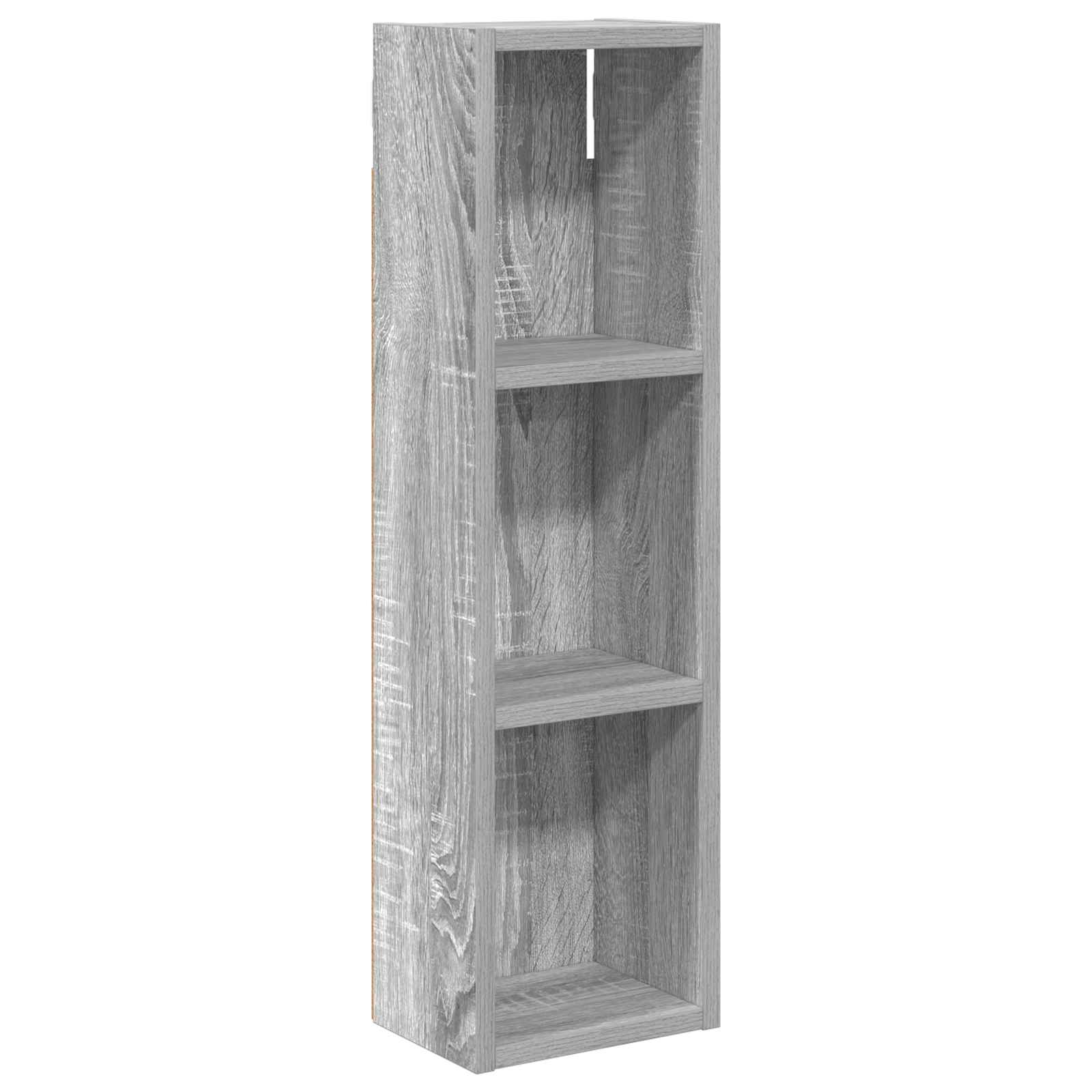 Badezimmer-Wandschrank Sonoma-Grau 20 x 14 x 70 cm