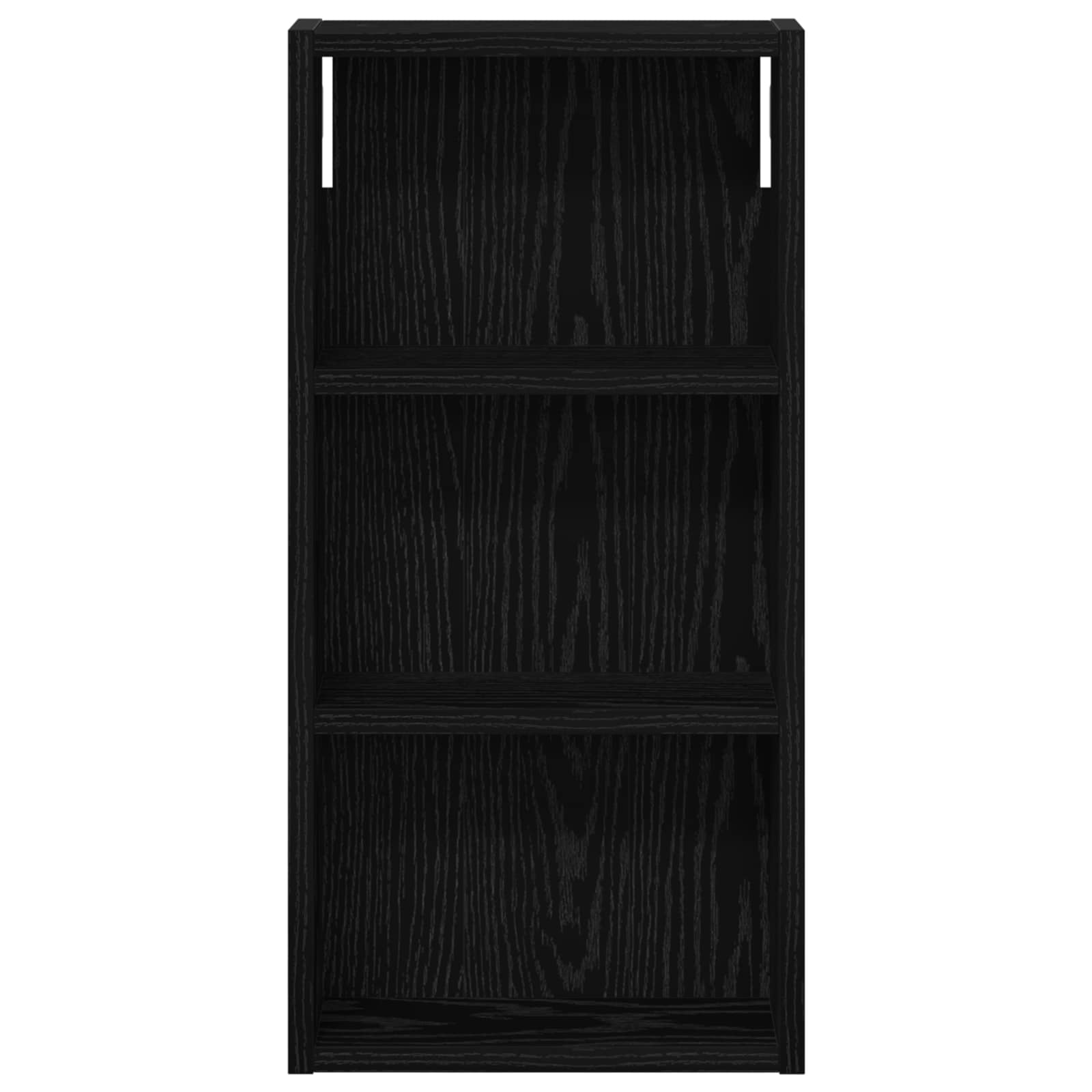 Badezimmer-Wandschrank Schwarz Eichen-Optik 30 x 10 x 60,5 cm