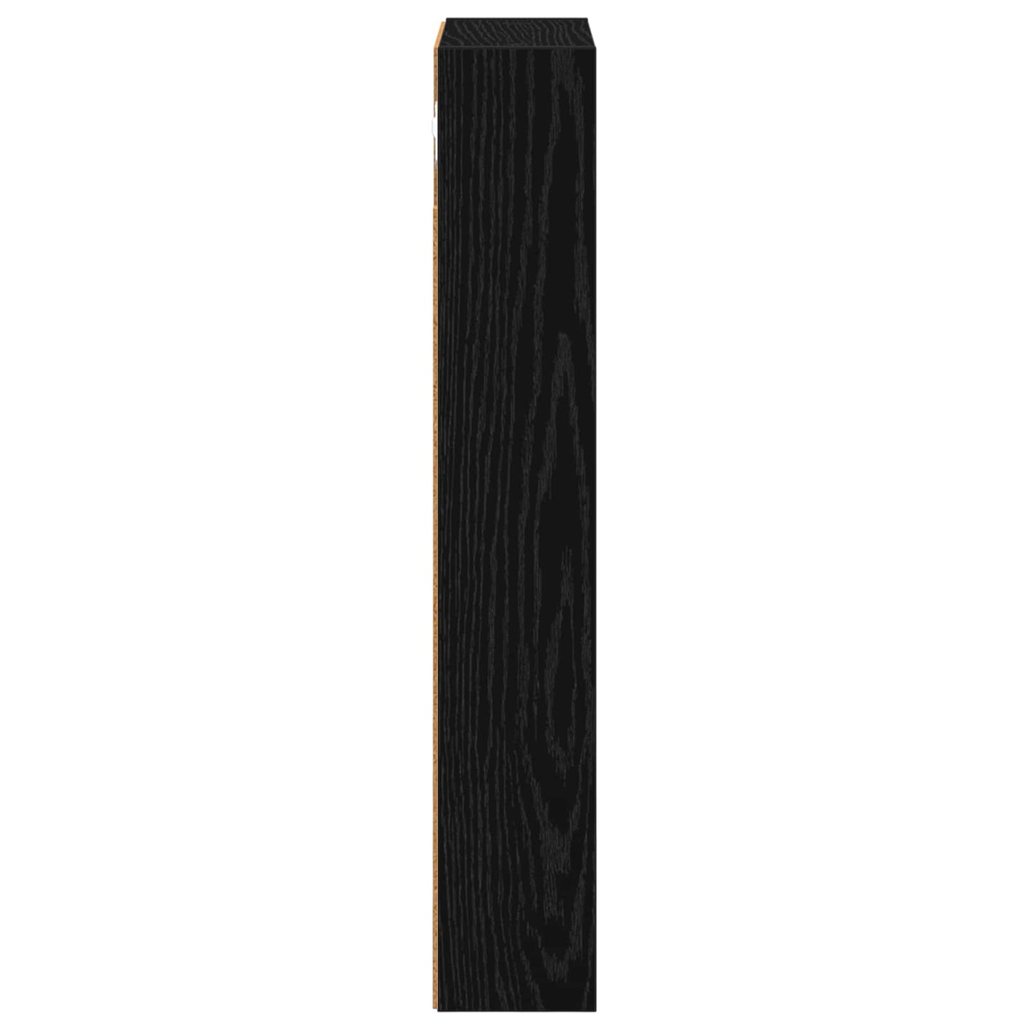 Badezimmer-Wandschrank Schwarz Eichen-Optik 30 x 10 x 60,5 cm