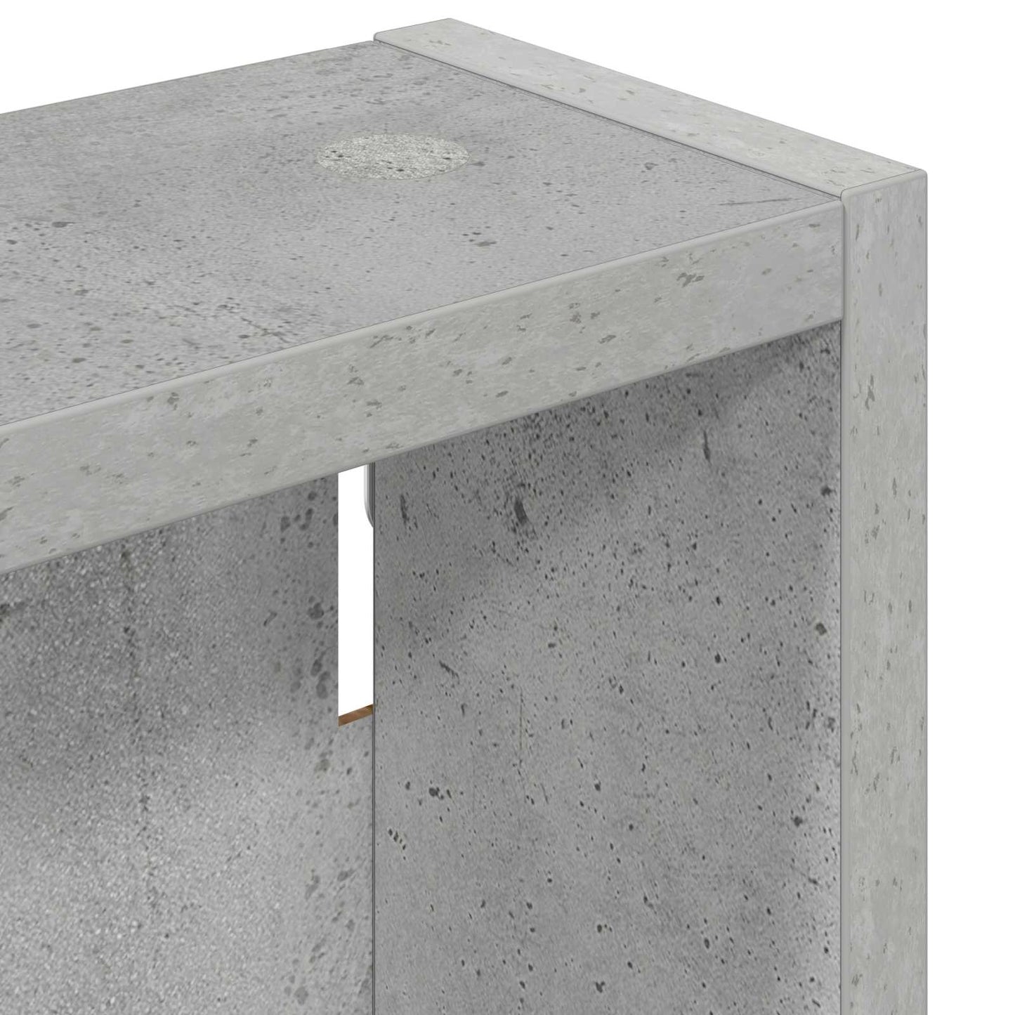Badezimmer-Wandschrank Betongrau 30 x 10 x 60,5 cm