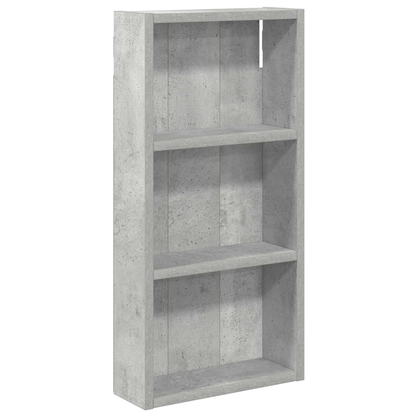 Badezimmer-Wandschrank Betongrau 30 x 10 x 60,5 cm