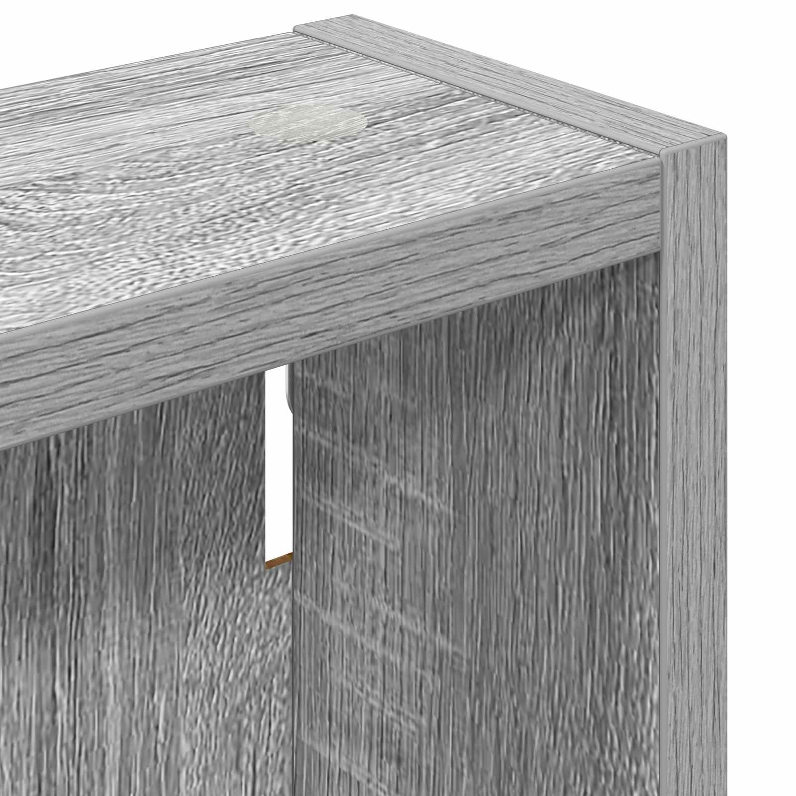 Badezimmer-Wandschrank Sonoma-Grau 30 x 10 x 60,5 cm