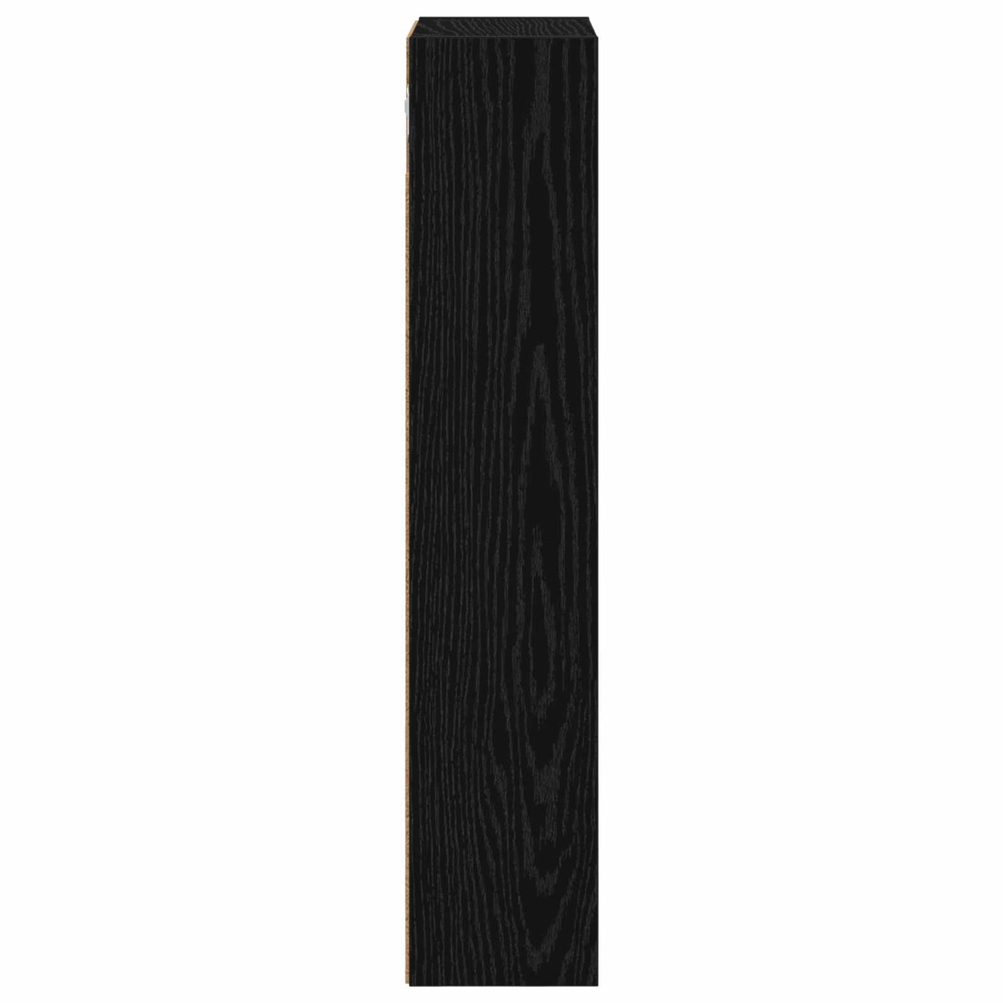 Badezimmer-Wandschrank Schwarz Eichen-Optik 30 x 14 x 70 cm