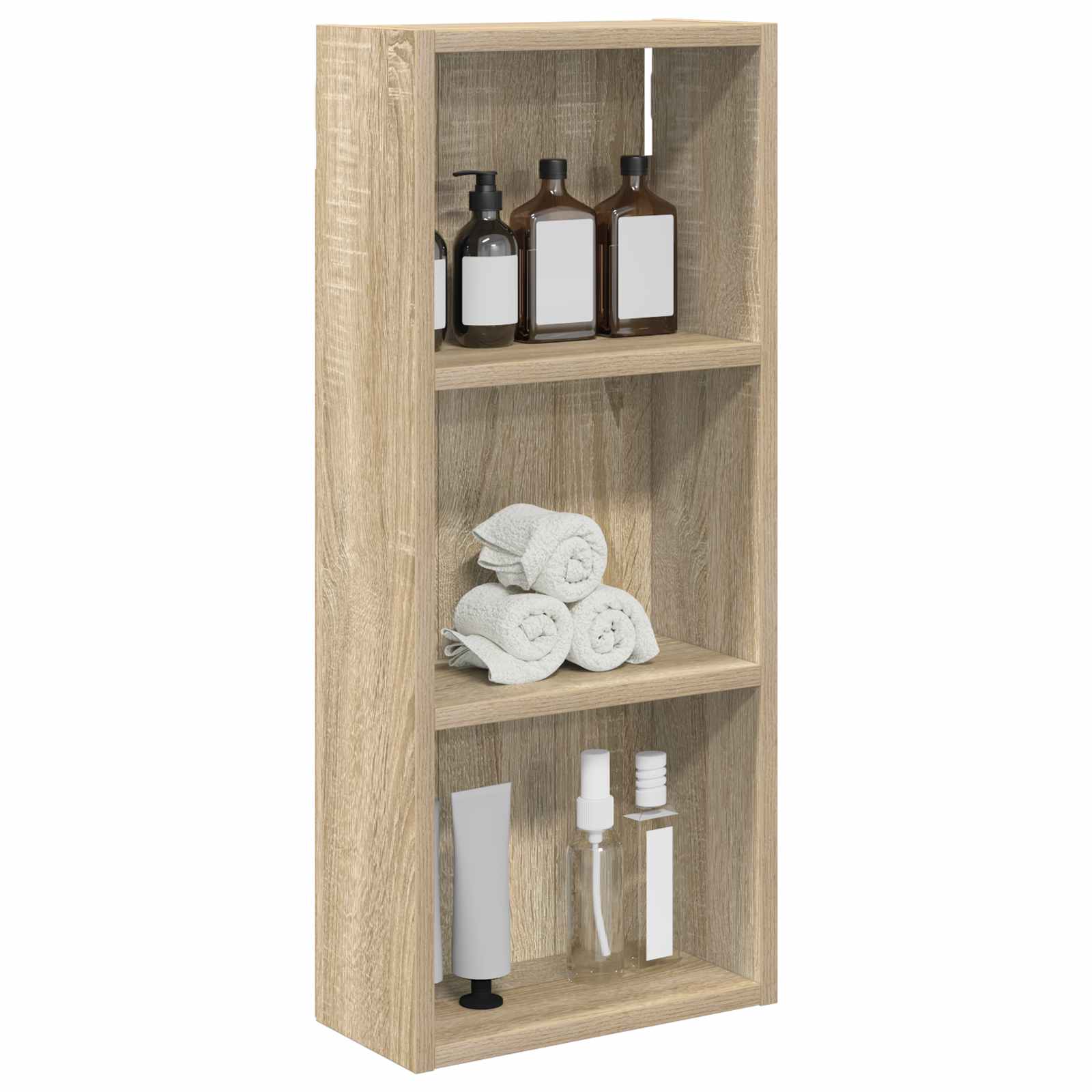 Badezimmer-Wandschrank Sonoma-Eiche 30 x 14 x 70 cm