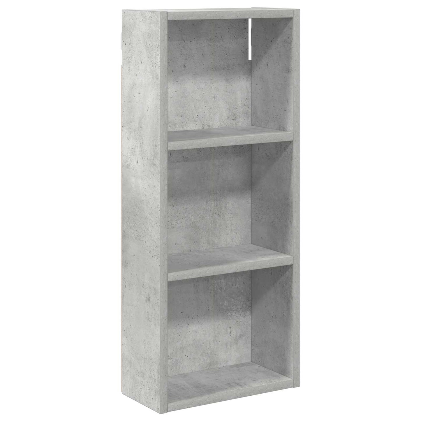 Badezimmer-Wandschrank Betongrau 30 x 14 x 70 cm Holzwerkstoff
