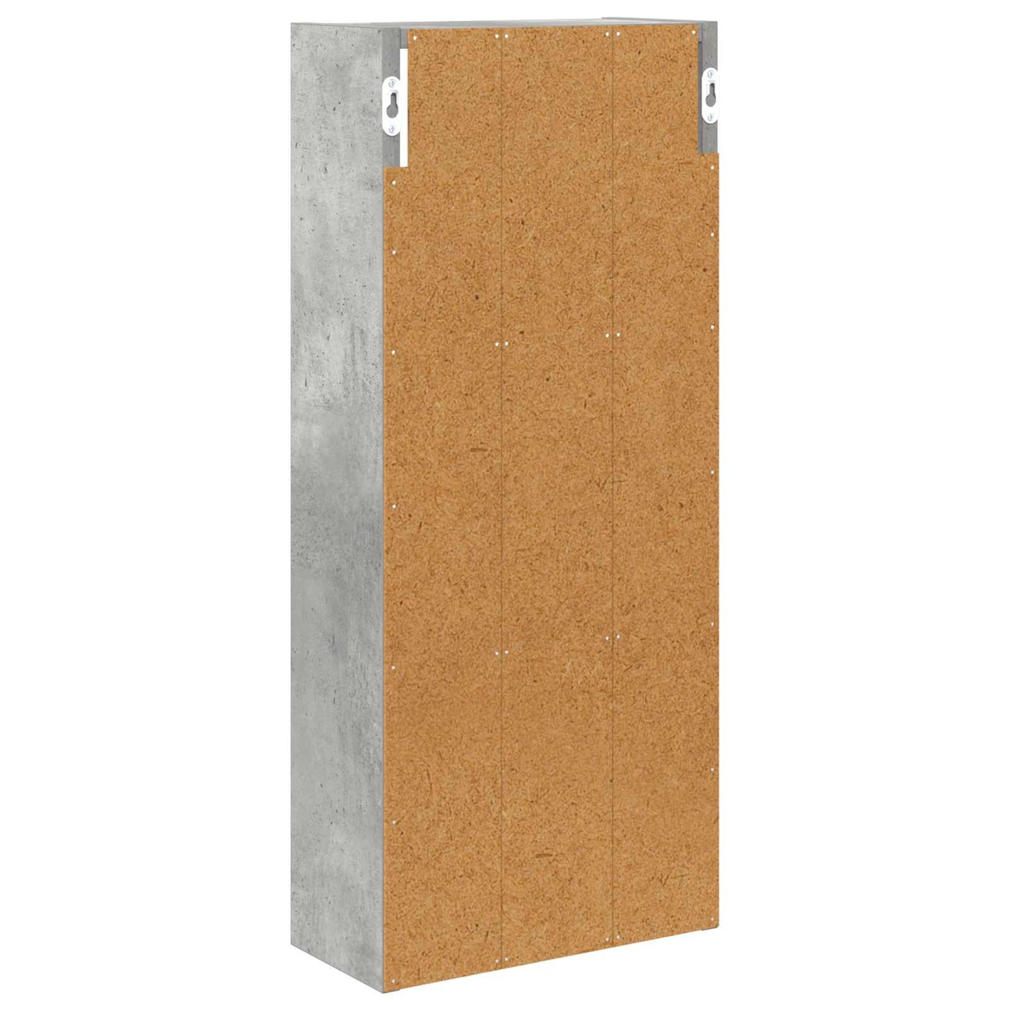 Badezimmer-Wandschrank Betongrau 30 x 14 x 70 cm Holzwerkstoff