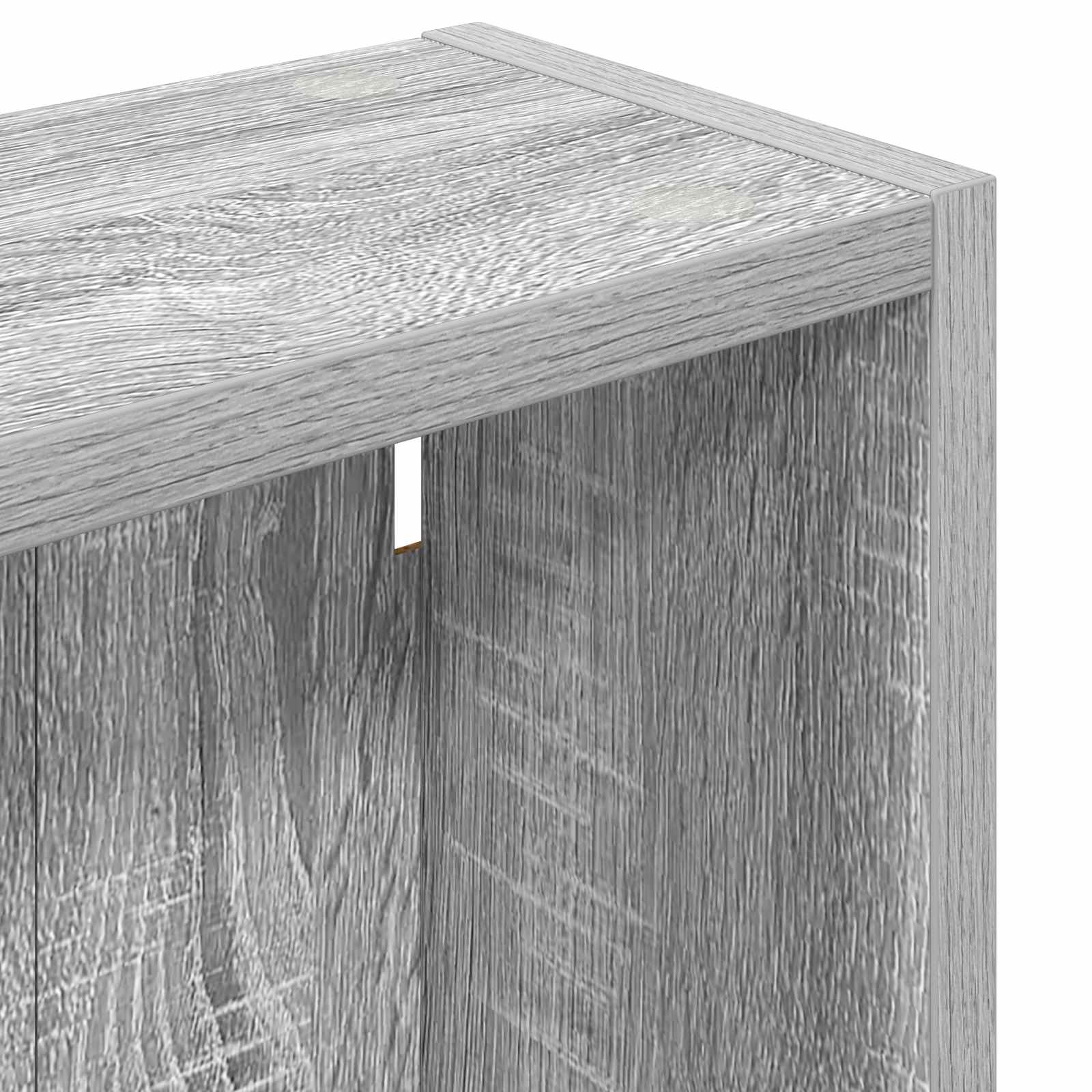 Badezimmer-Wandschrank Sonoma-Grau 30 x 14 x 70 cm