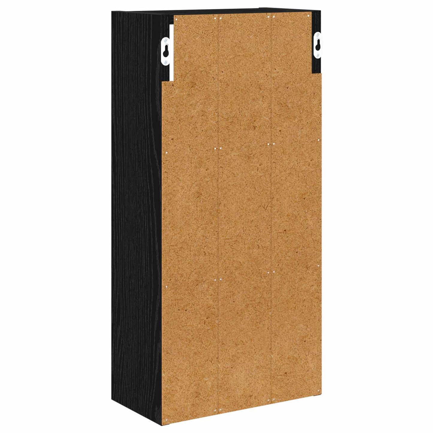 Badezimmer-Wandschrank Schwarz Eichen-Optik 30 x 16 x 62,5 cm