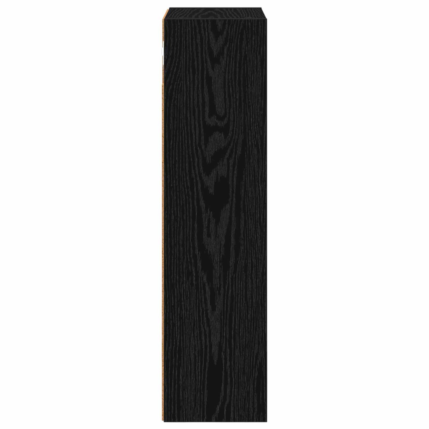 Badezimmer-Wandschrank Schwarz Eichen-Optik 30 x 16 x 62,5 cm