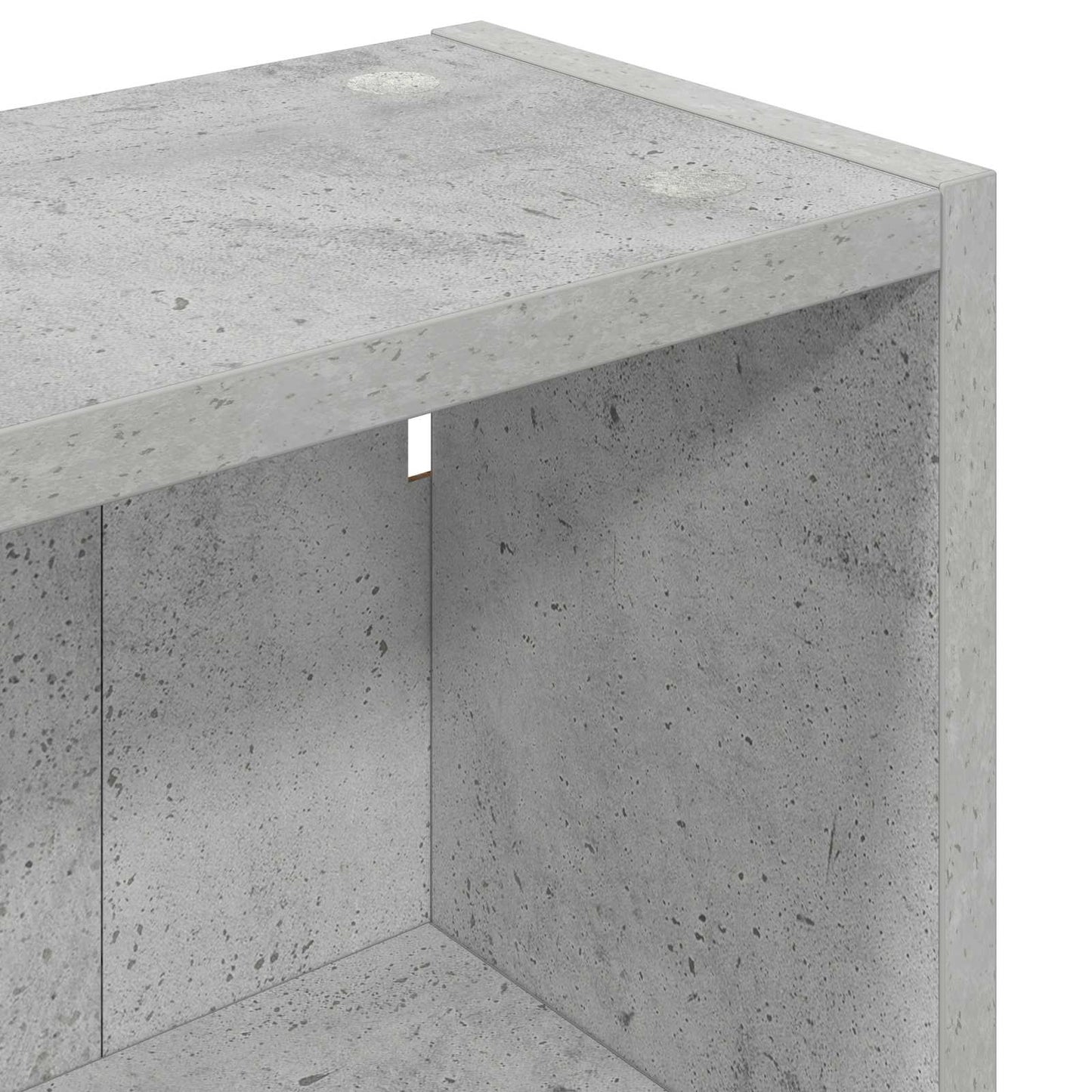 Badezimmer-Wandschrank Betongrau 30 x 16 x 62,5 cm