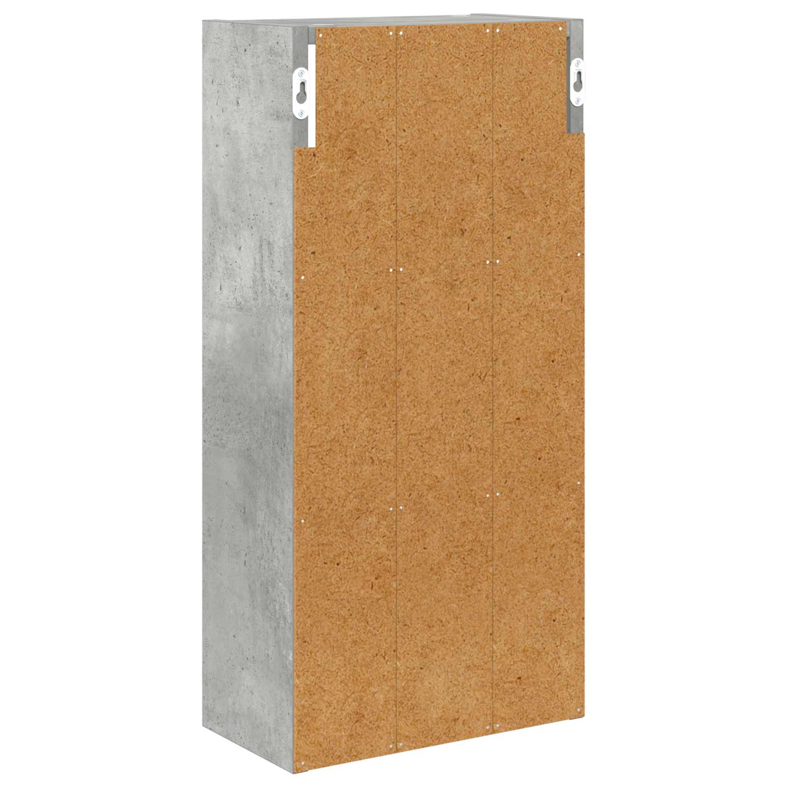 Badezimmer-Wandschrank Betongrau 30 x 16 x 62,5 cm
