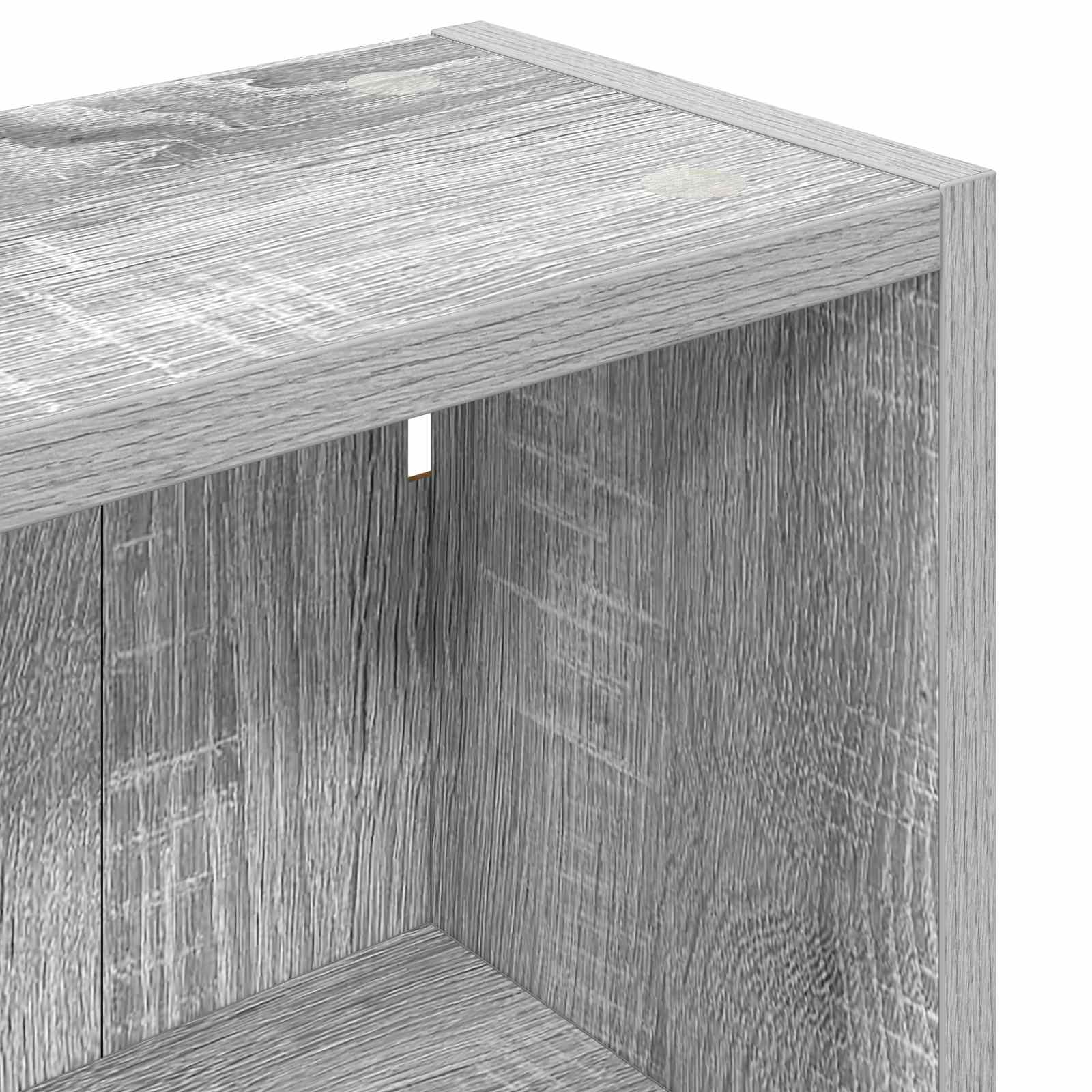 Badezimmer-Wandschrank Sonoma-Grau 30 x 16 x 62,5 cm