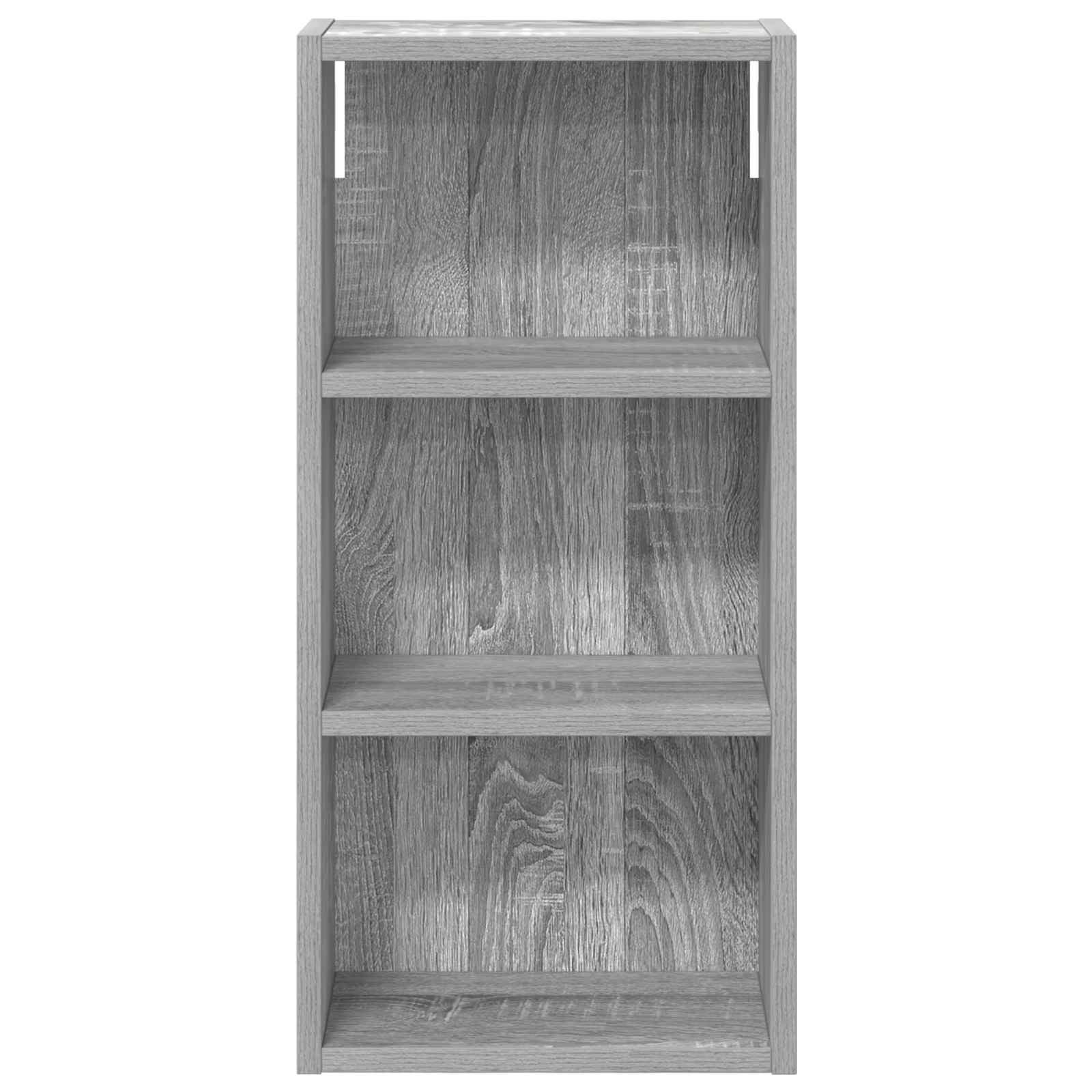 Badezimmer-Wandschrank Sonoma-Grau 30 x 16 x 62,5 cm