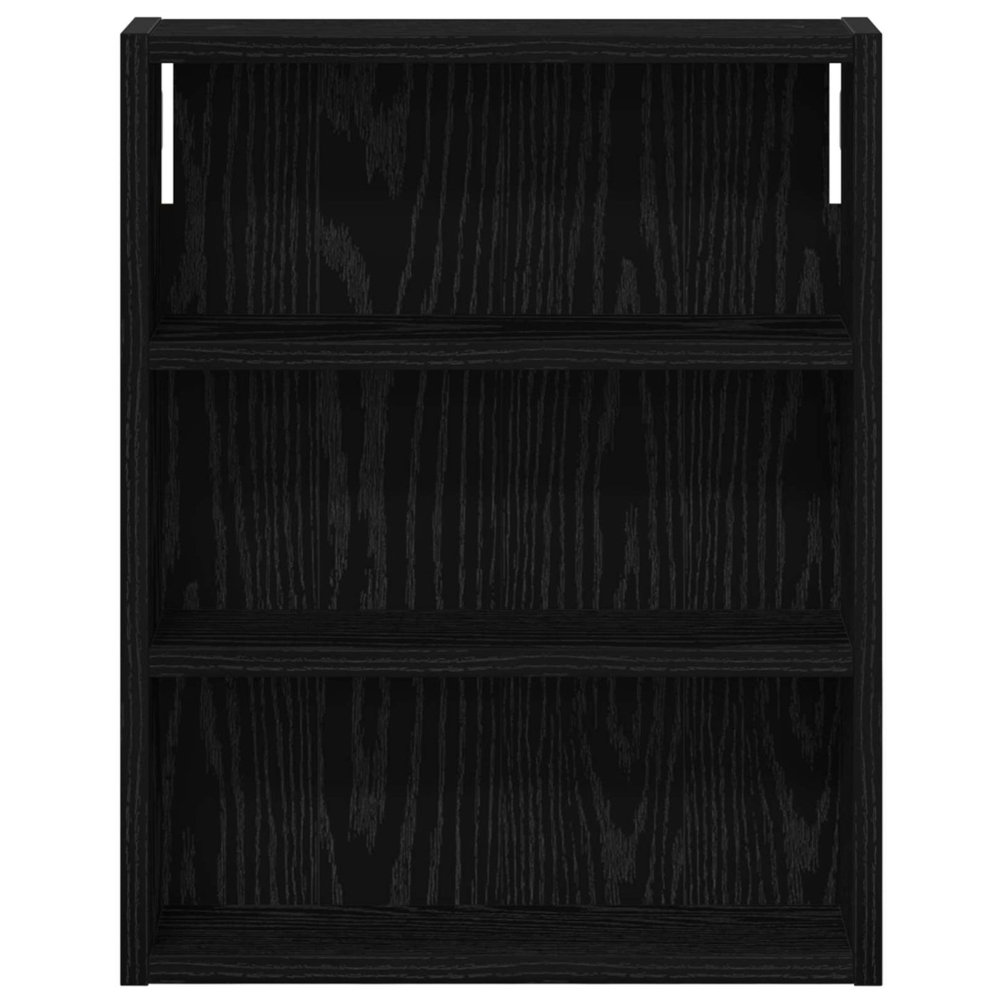 Badezimmer-Wandschrank Schwarz Eichen-Optik 40 x 10 x 50 cm