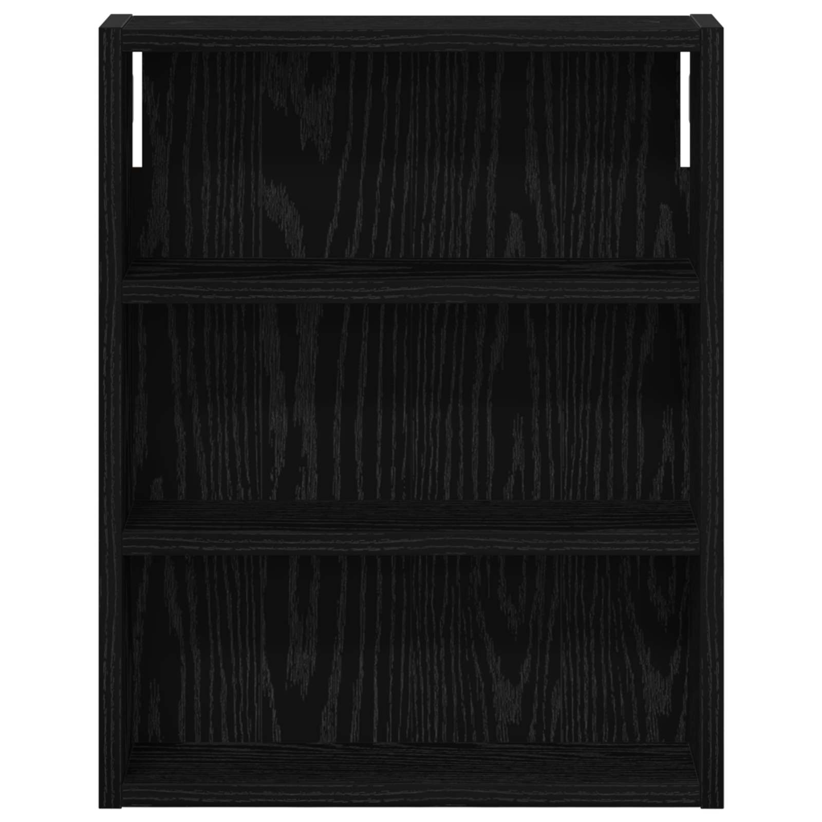 Badezimmer-Wandschrank Schwarz Eichen-Optik 40 x 10 x 50 cm
