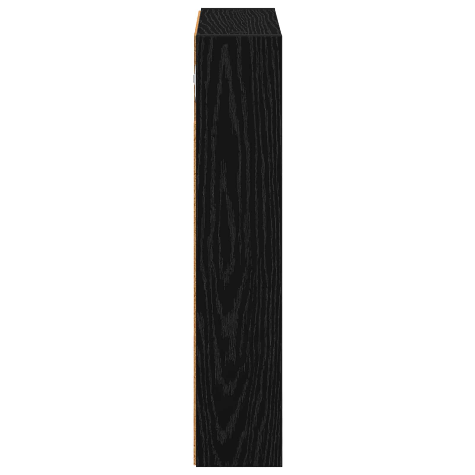 Badezimmer-Wandschrank Schwarz Eichen-Optik 40 x 10 x 50 cm