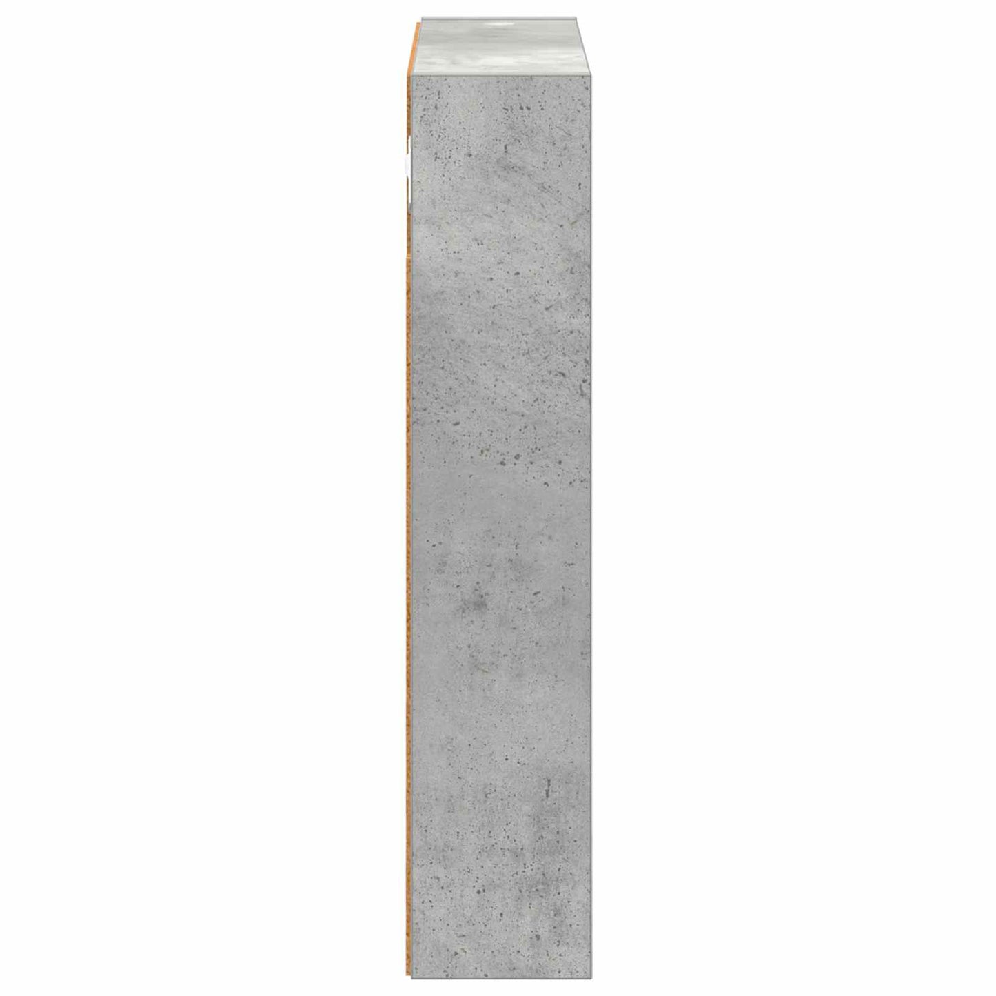 Badezimmer-Wandschrank Betongrau 40 x 10 x 50 cm Holzwerkstoff