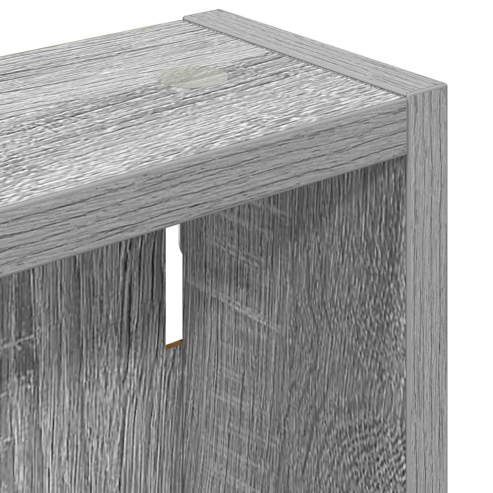 Badezimmer-Wandschrank Sonoma-Grau 40 x 10 x 50 cm