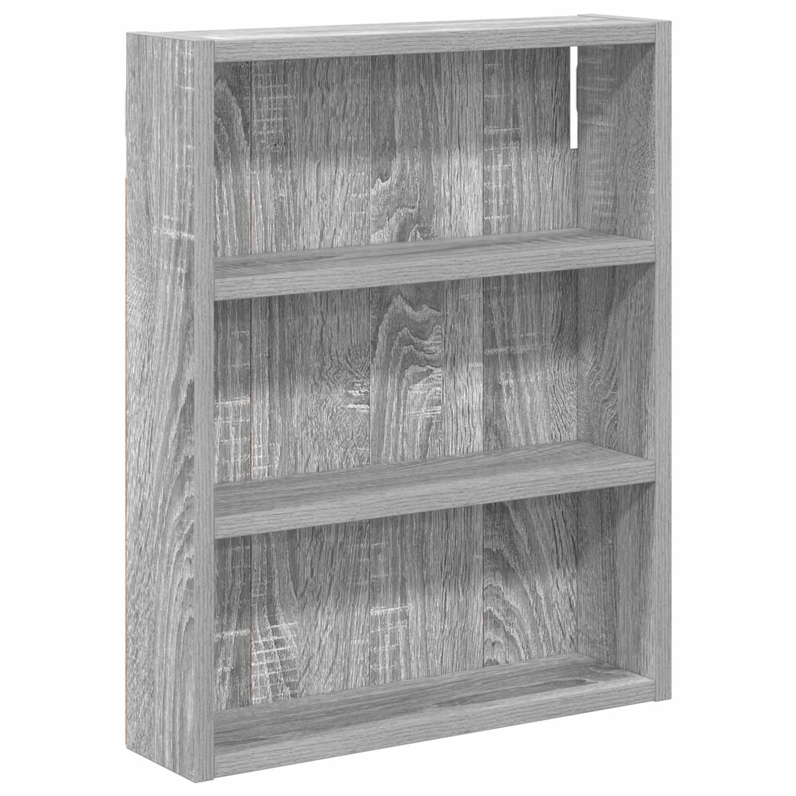 Badezimmer-Wandschrank Sonoma-Grau 40 x 10 x 50 cm