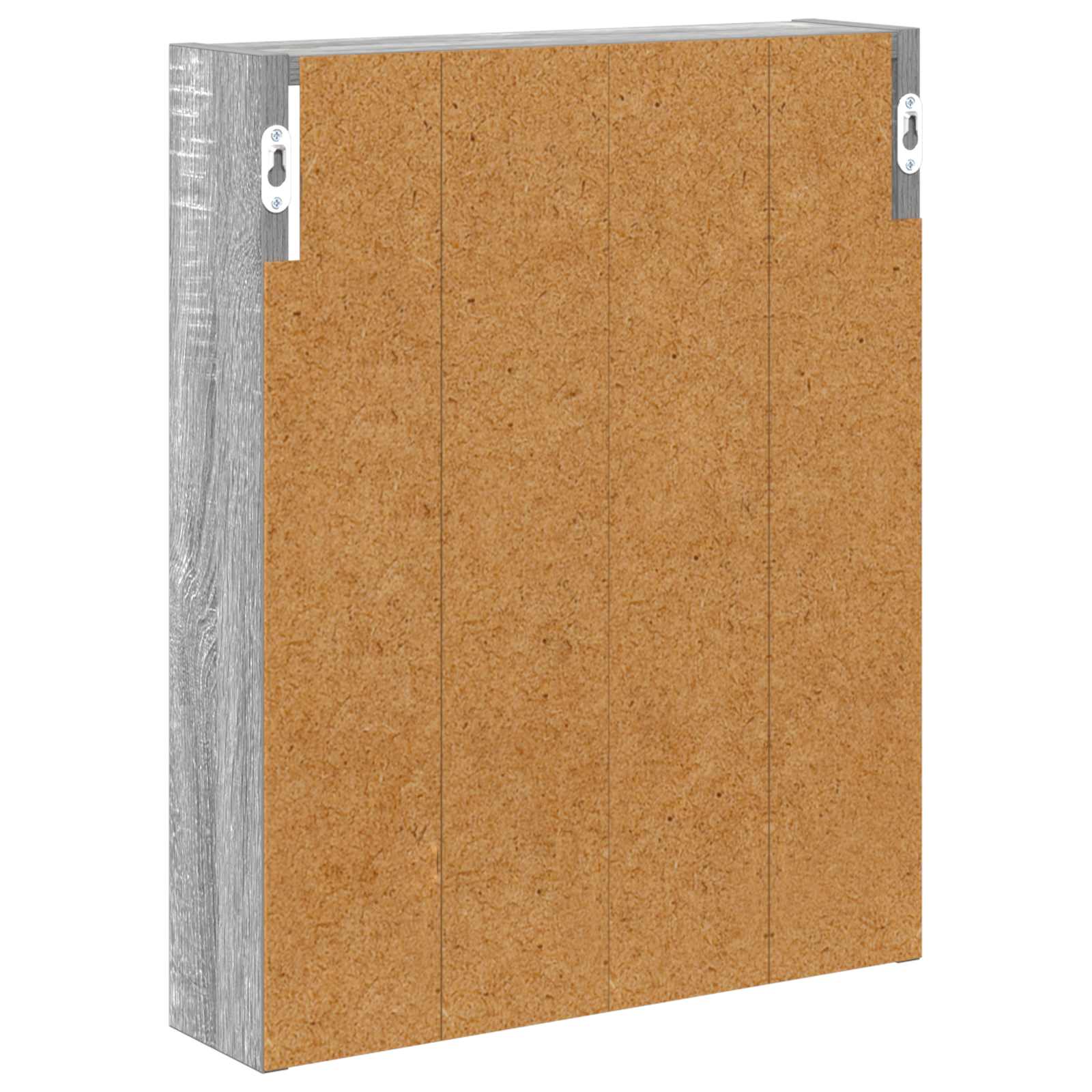 Badezimmer-Wandschrank Sonoma-Grau 40 x 10 x 50 cm