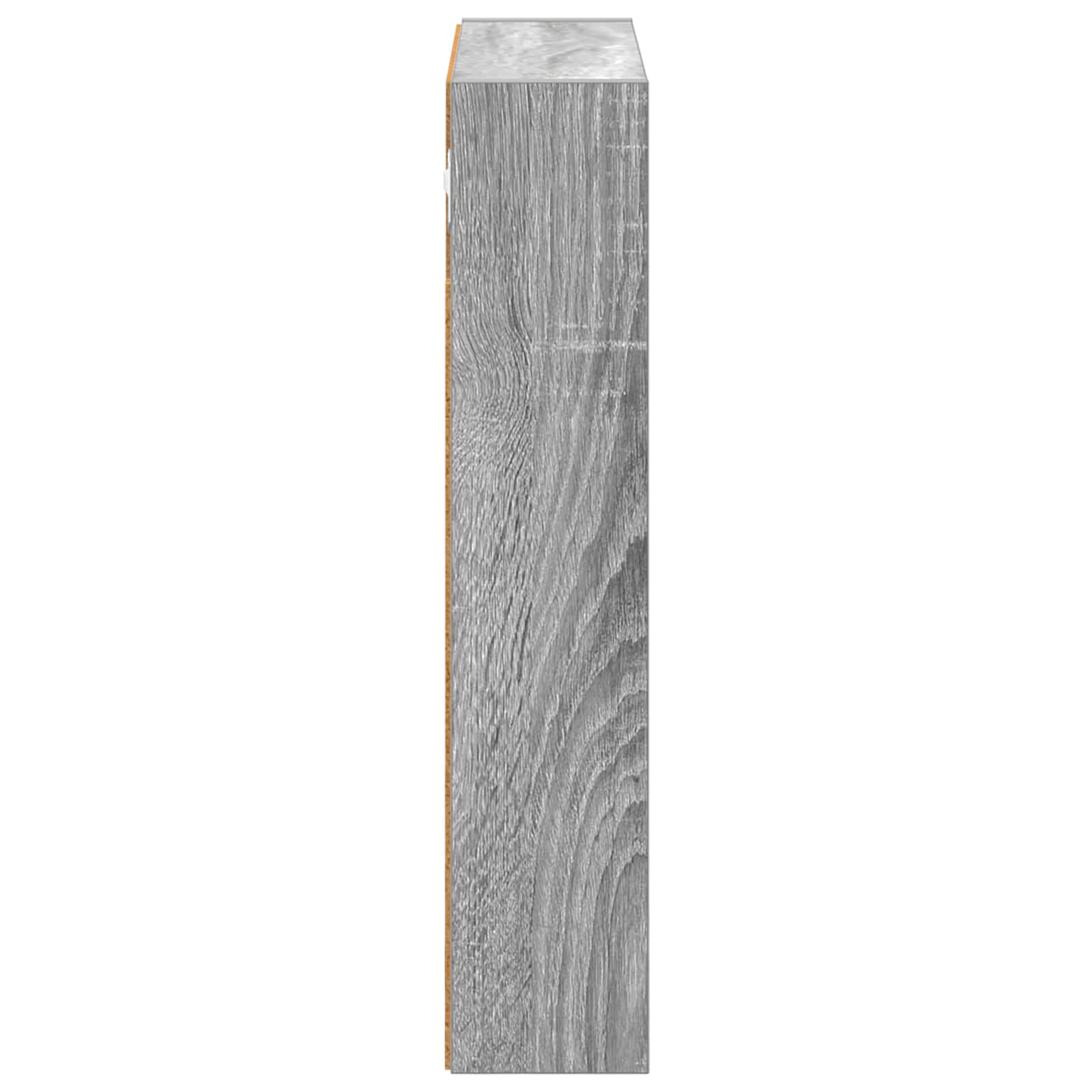Badezimmer-Wandschrank Sonoma-Grau 40 x 10 x 50 cm