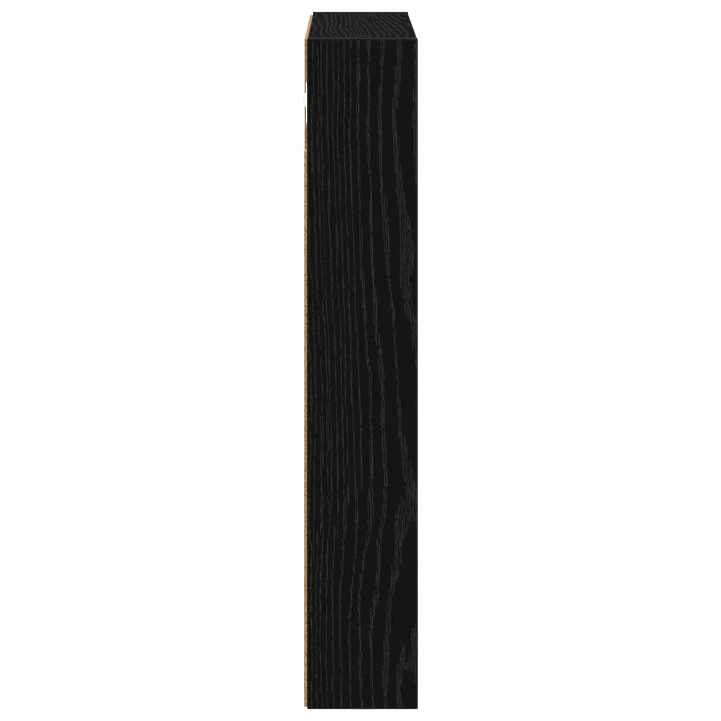 Badezimmer-Wandschrank Schwarz Eichen-Optik 40 x 10 x 60,5 cm