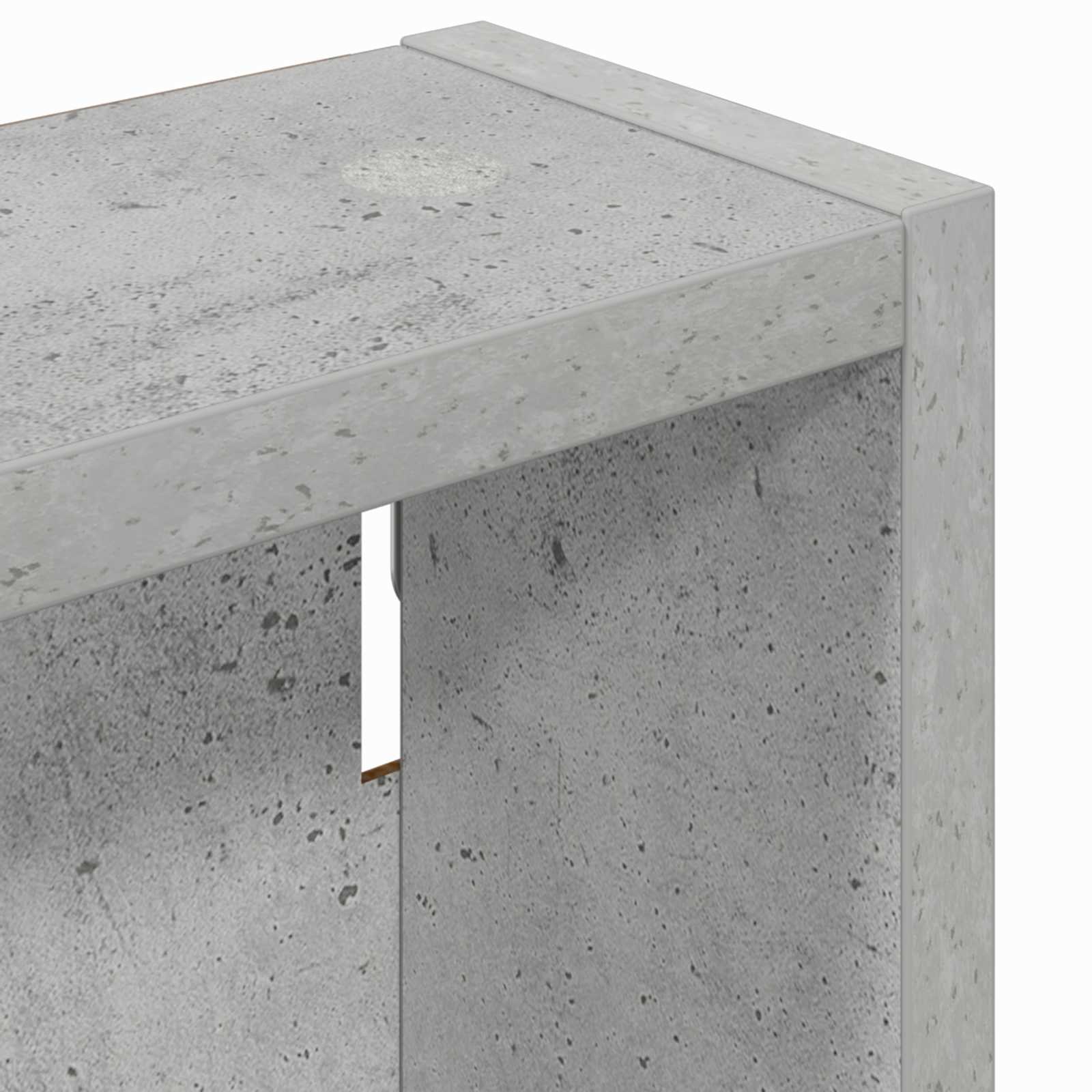 Badezimmer-Wandschrank Betongrau 40 x 10 x 60,5 cm
