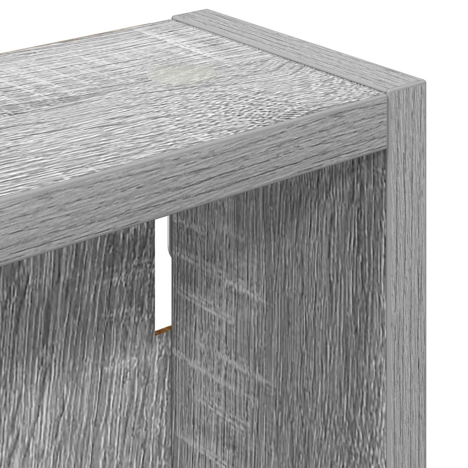 Badezimmer-Wandschrank Sonoma-Grau 40 x 10 x 60,5 cm