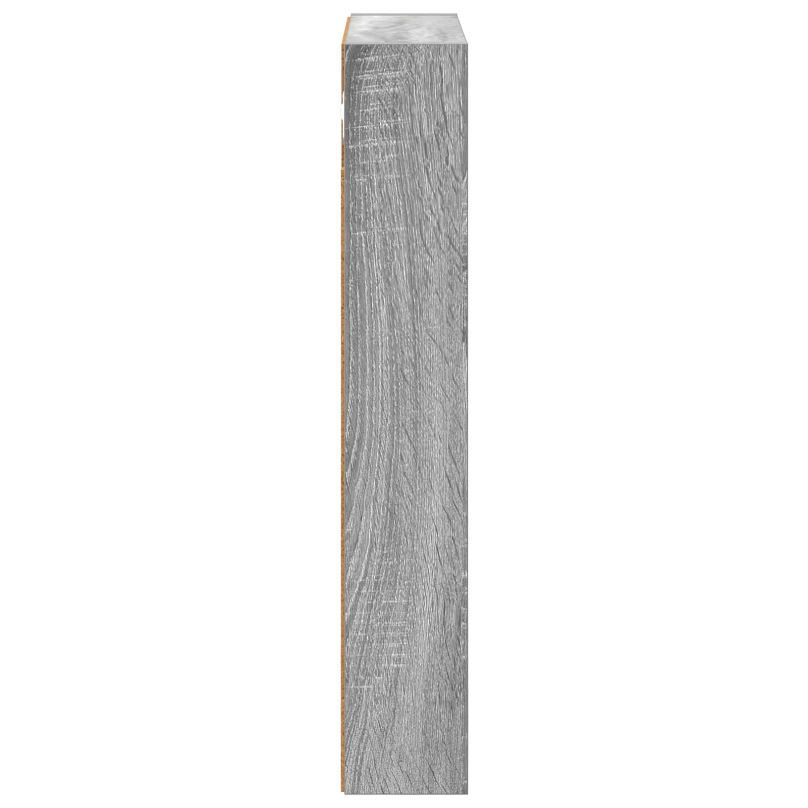 Badezimmer-Wandschrank Sonoma-Grau 40 x 10 x 60,5 cm
