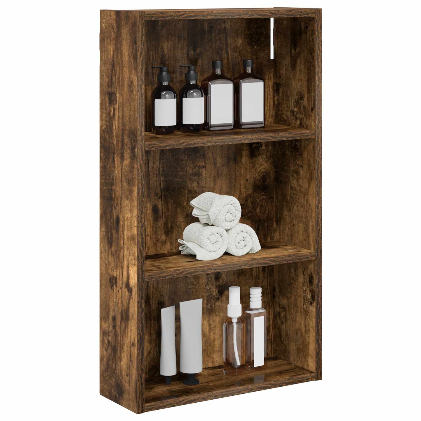 Badezimmer-Wandschrank Räuchereiche 40 x 14 x 70 cm