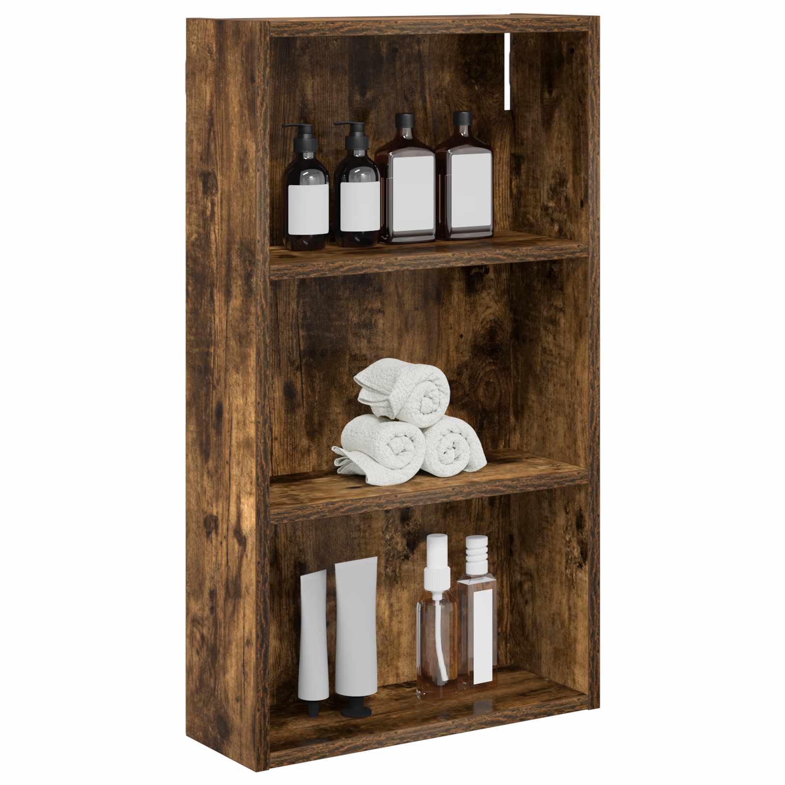 Badezimmer-Wandschrank Räuchereiche 40 x 14 x 70 cm