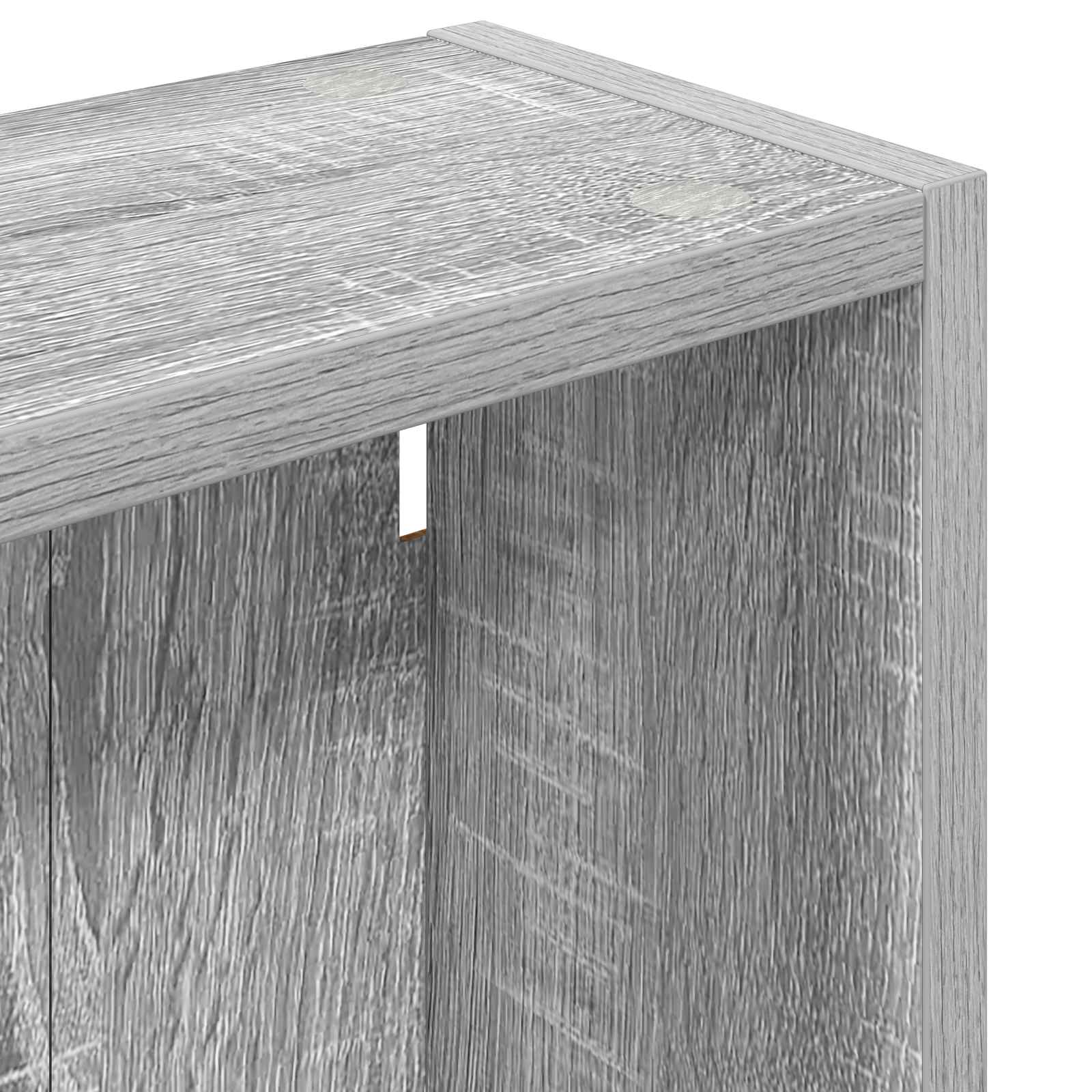 Badezimmer-Wandschrank Sonoma-Grau 40 x 14 x 70 cm