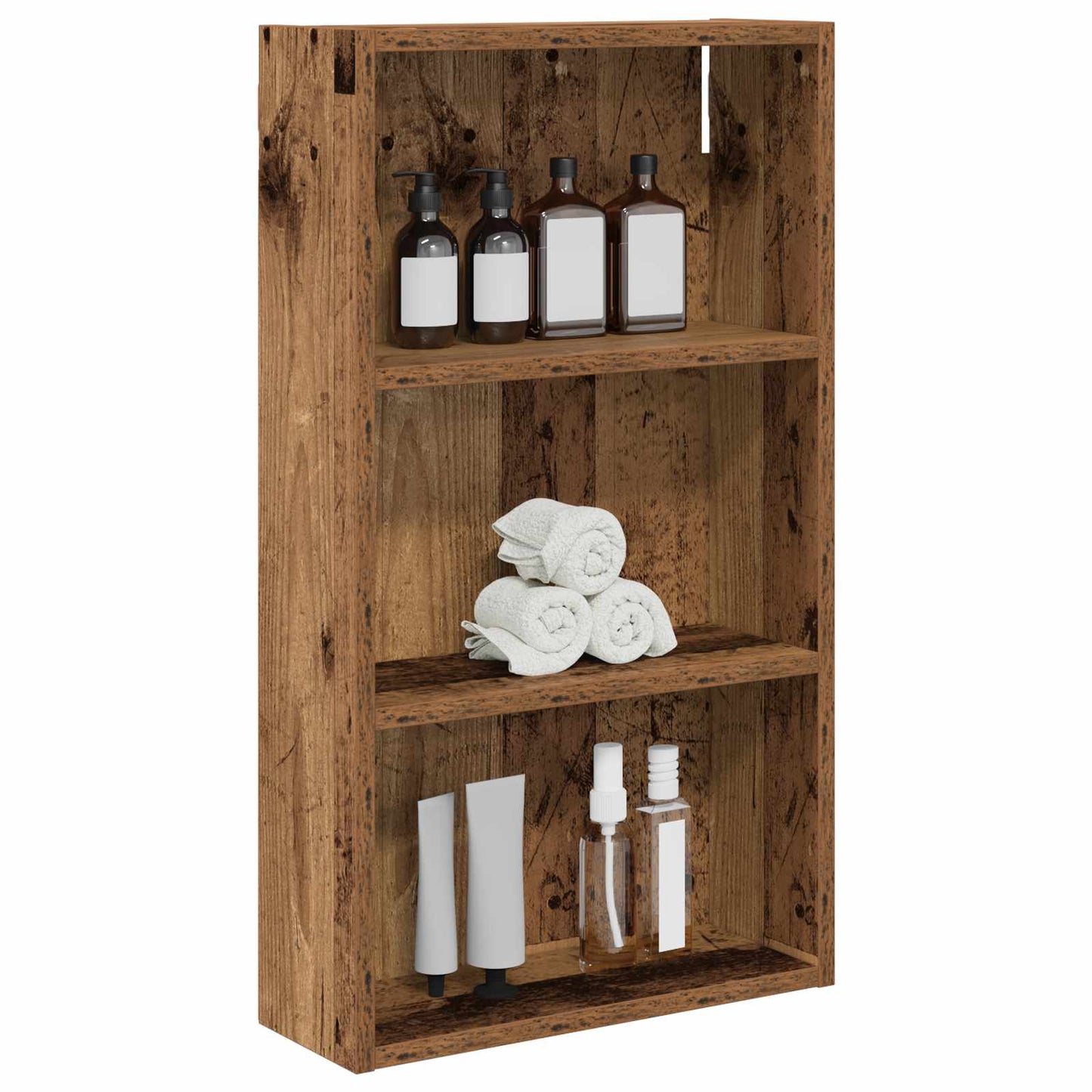 Badezimmer-Wandschrank Altholz 40 x 14 x 70 cm Holzwerkstoff
