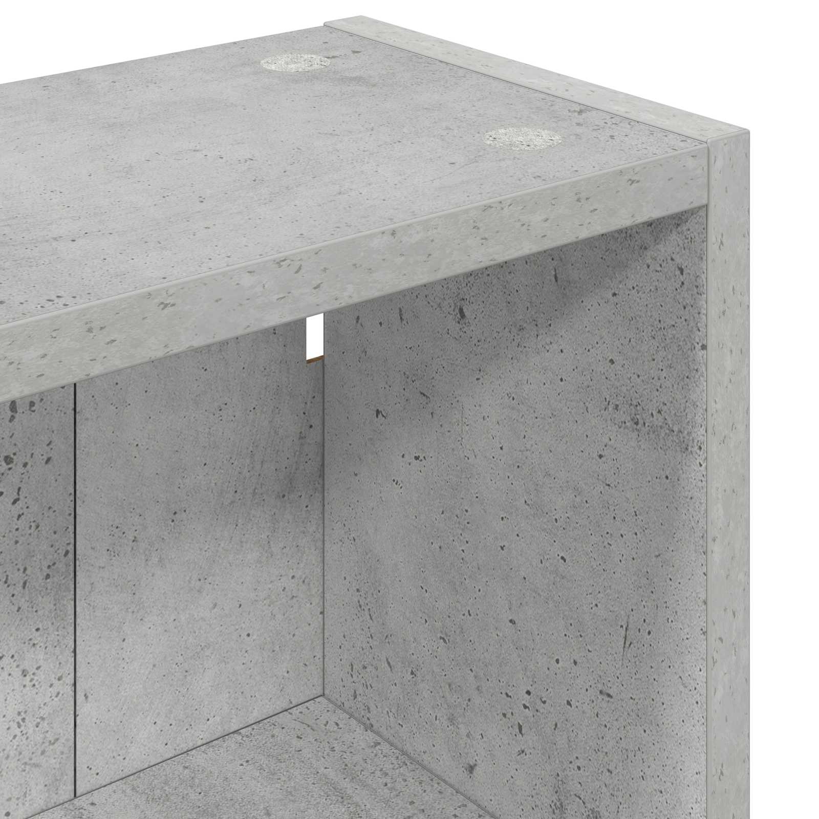 Badezimmer-Wandschrank Betongrau 40 x 16 x 62,5 cm