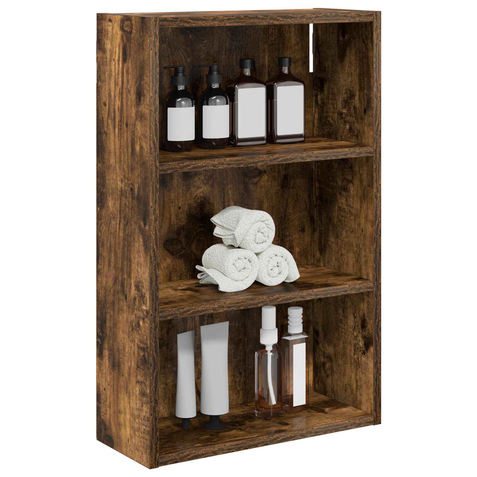 Badezimmer-Wandschrank Räuchereiche 40 x 16 x 62,5 cm