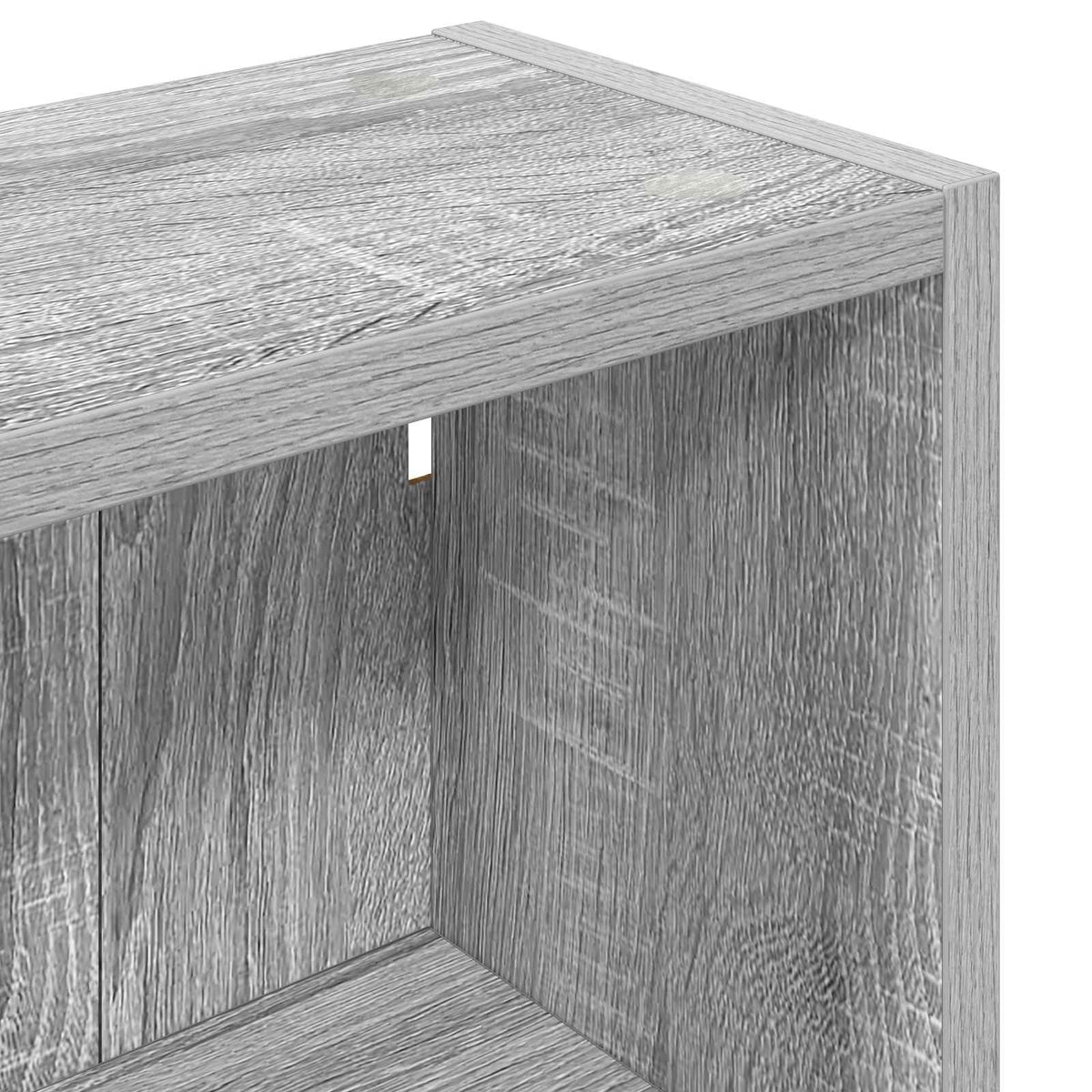 Badezimmer-Wandschrank Sonoma-Grau 40 x 16 x 62,5 cm