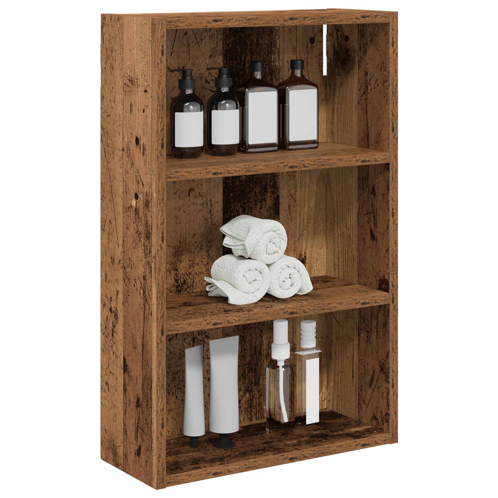 Badezimmer-Wandschrank Altholz 40 x 16 x 62,5 cm Holzwerkstoff