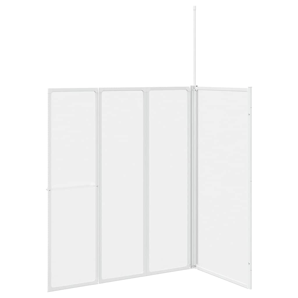 Badewannenbildschirm Matt 120 x 70 x 137 cm Aluminium