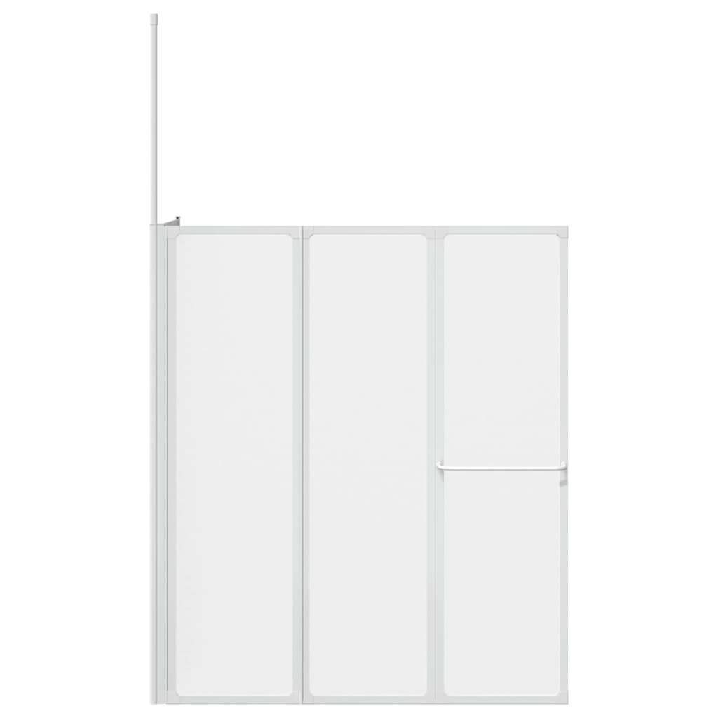 Badewannenbildschirm Matt 120 x 70 x 137 cm Aluminium