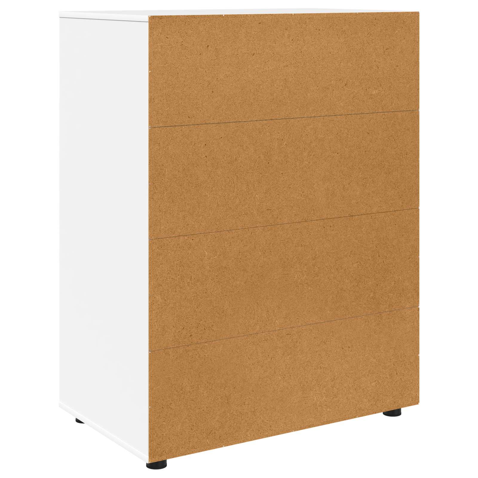 Stauraumschränke 80 x 48 x 105 cm Holzwerkstoff Weiß